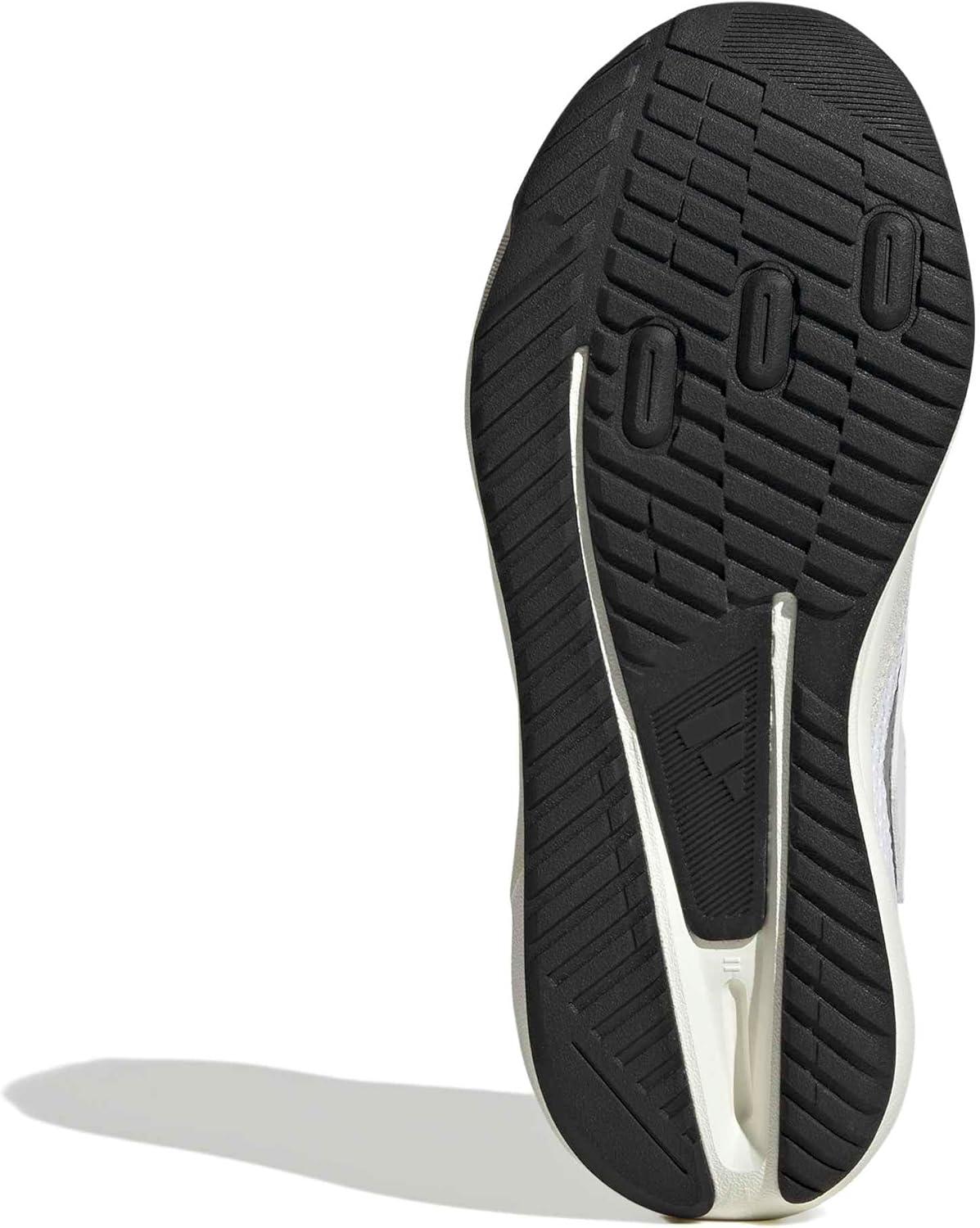 imageadidas Boys Lightblaze Lace Up SneakersCrystal WhiteWhiteSilver Metallic