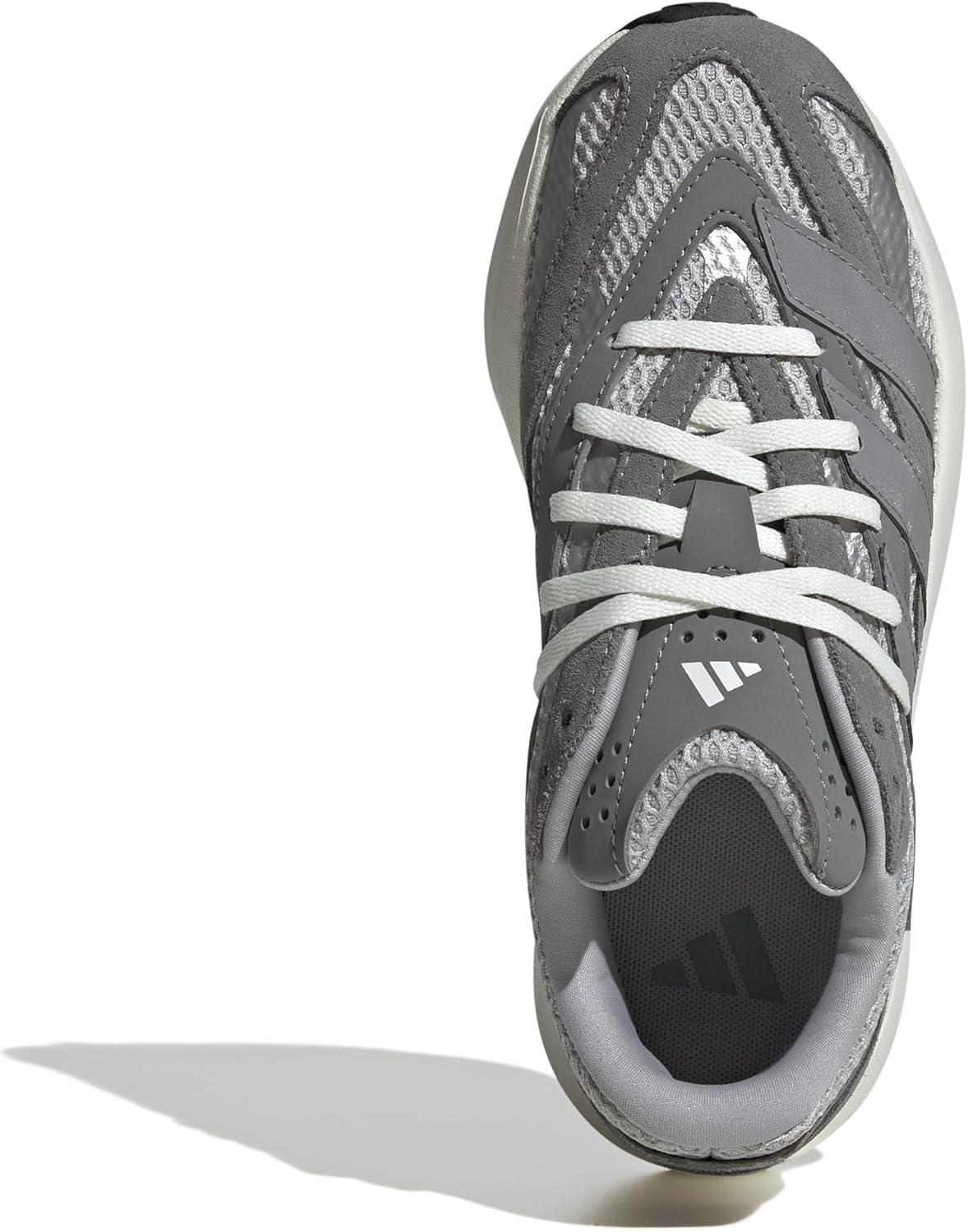 imageadidas Boys Lightblaze Lace Up SneakersGreyGreySilver Metallic