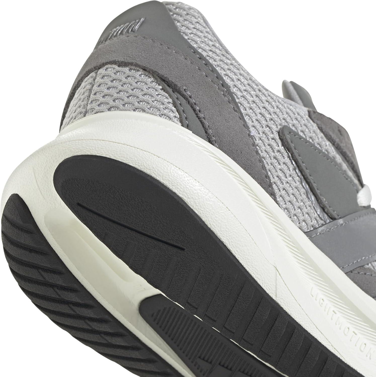 imageadidas Boys Lightblaze Lace Up SneakersGreyGreySilver Metallic