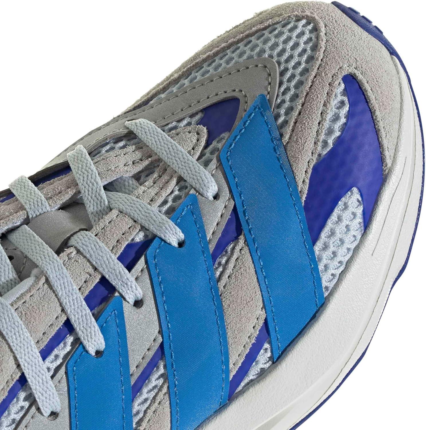imageadidas Boys Lightblaze Lace Up SneakersHalo BlueLucid Ray BlueGrey