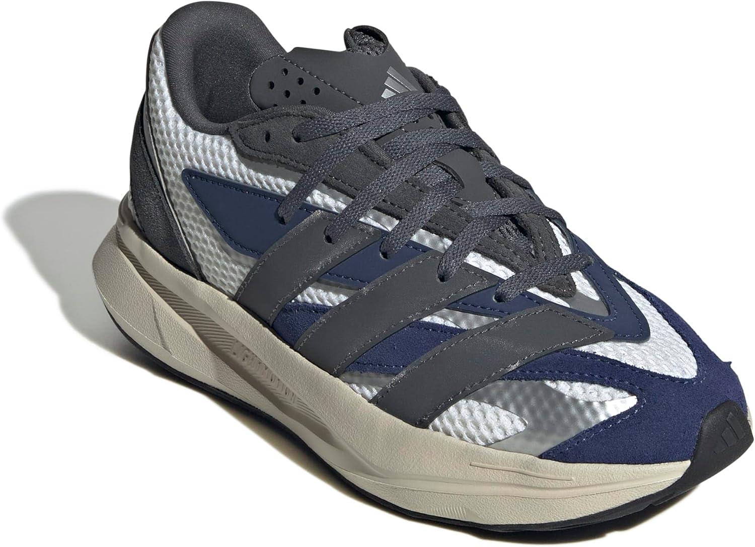 imageadidas Boys Lightblaze Lace Up SneakersWhiteDark BlueGrey