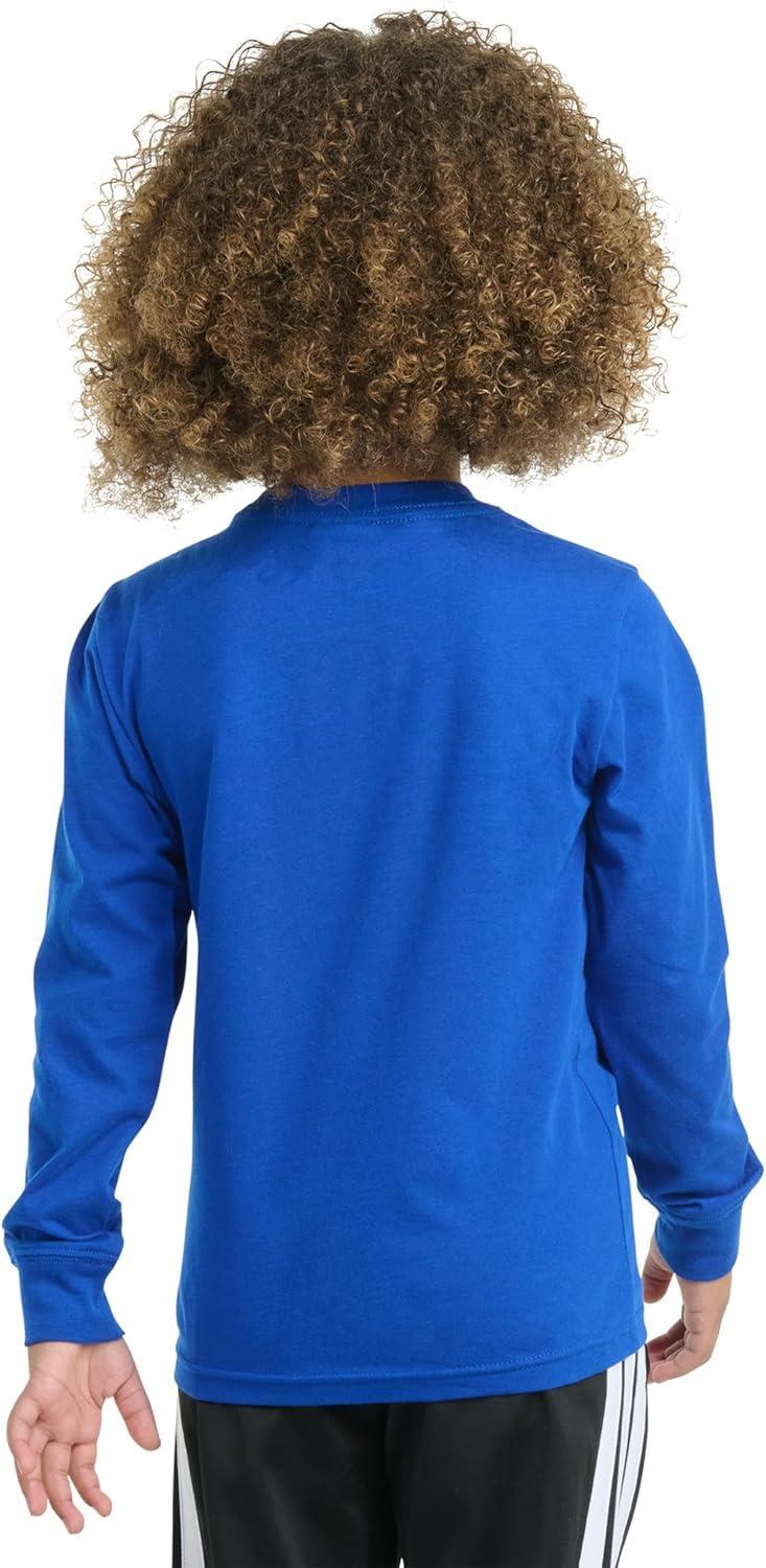 imageadidas Boys Long Sleeve Sport Graphic TeeTeam Royal Blue