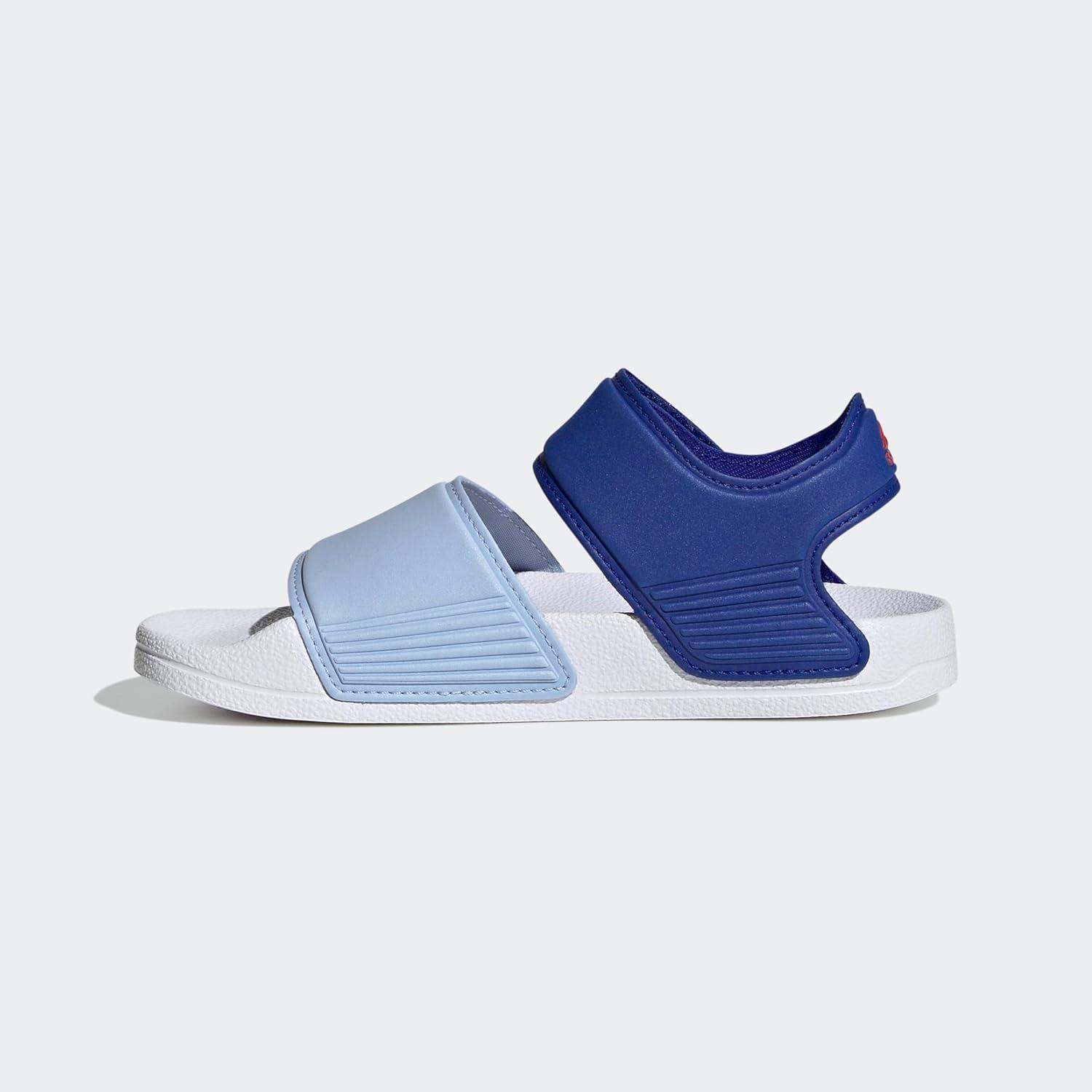 imageadidas Kids Adilette Slide SandalsLucid BlueBlue DawnBright Red