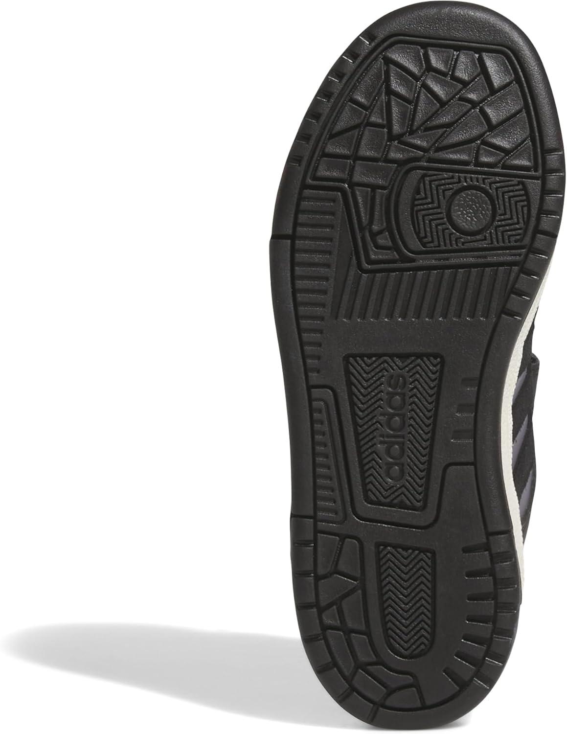 imageadidas Kids Break Start Hook ampamp Loop ShoeBlackTrace GreyOff White