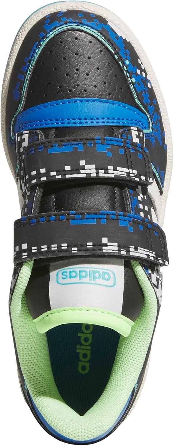 imageadidas Kids Break Start Hook ampamp Loop ShoeBlackWhiteBright Royal