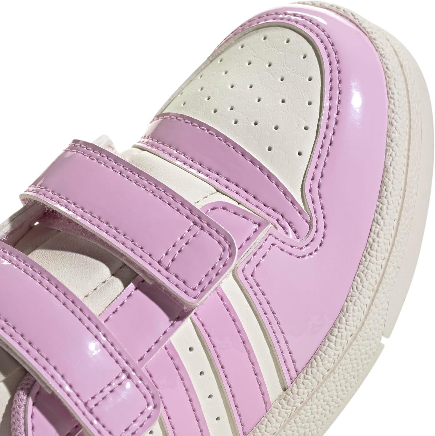 imageadidas Kids Break Start Hook ampamp Loop ShoeBliss LilacBliss LilacWhite