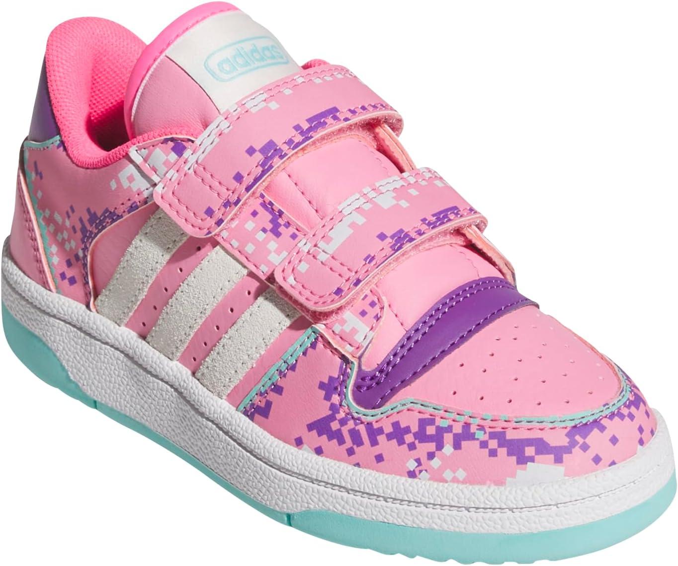 imageadidas Kids Break Start Hook ampamp Loop ShoeBliss PinkWhiteSupplier Colour