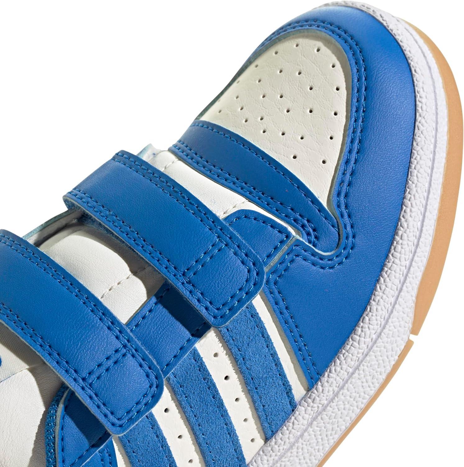 imageadidas Kids Break Start Hook ampamp Loop ShoeBluebirdBluebirdCloud White