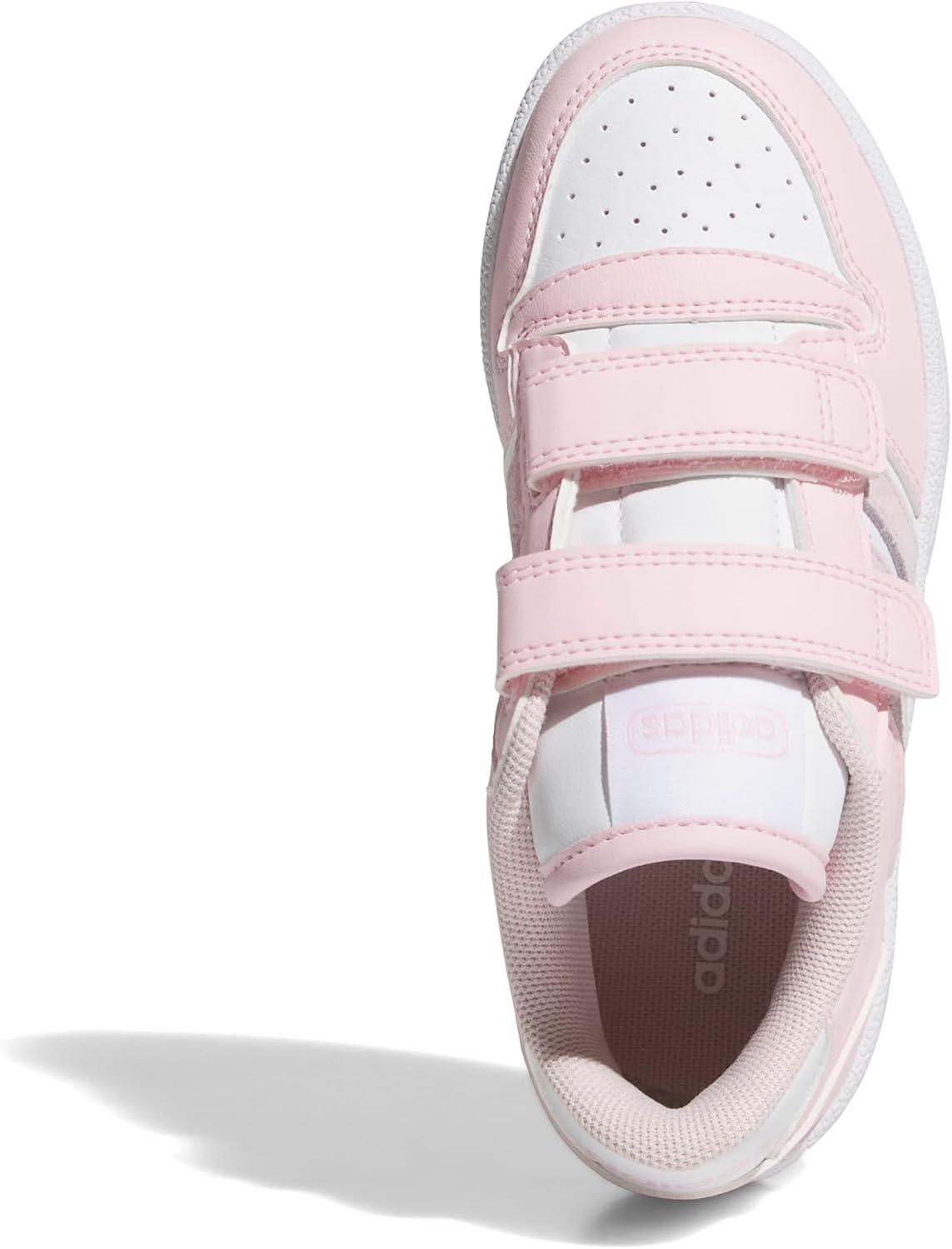 imageadidas Kids Break Start Hook ampamp Loop ShoeClear PinkWhiteCloud White