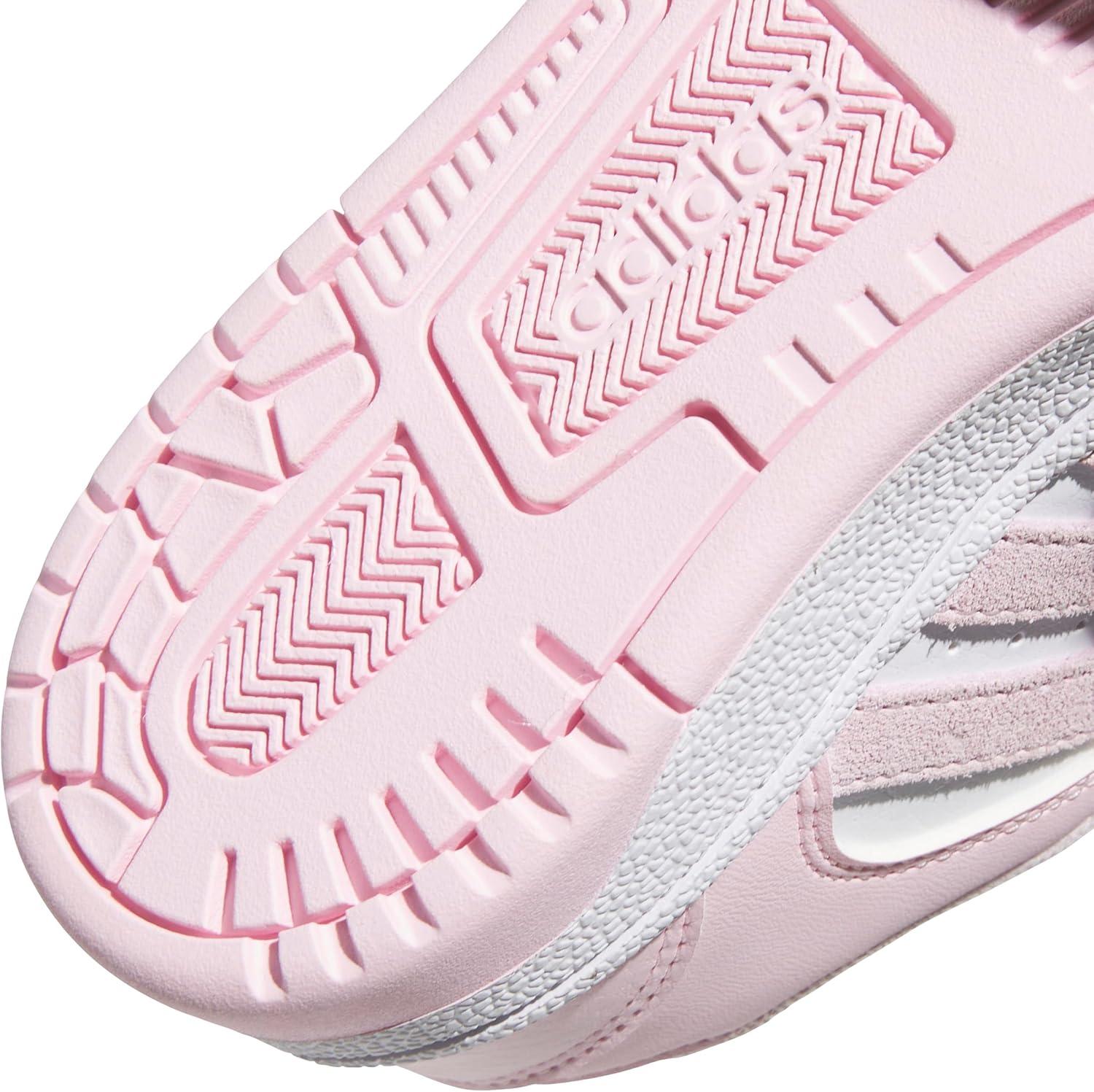 imageadidas Kids Break Start Hook ampamp Loop ShoeClear PinkWhiteCloud White