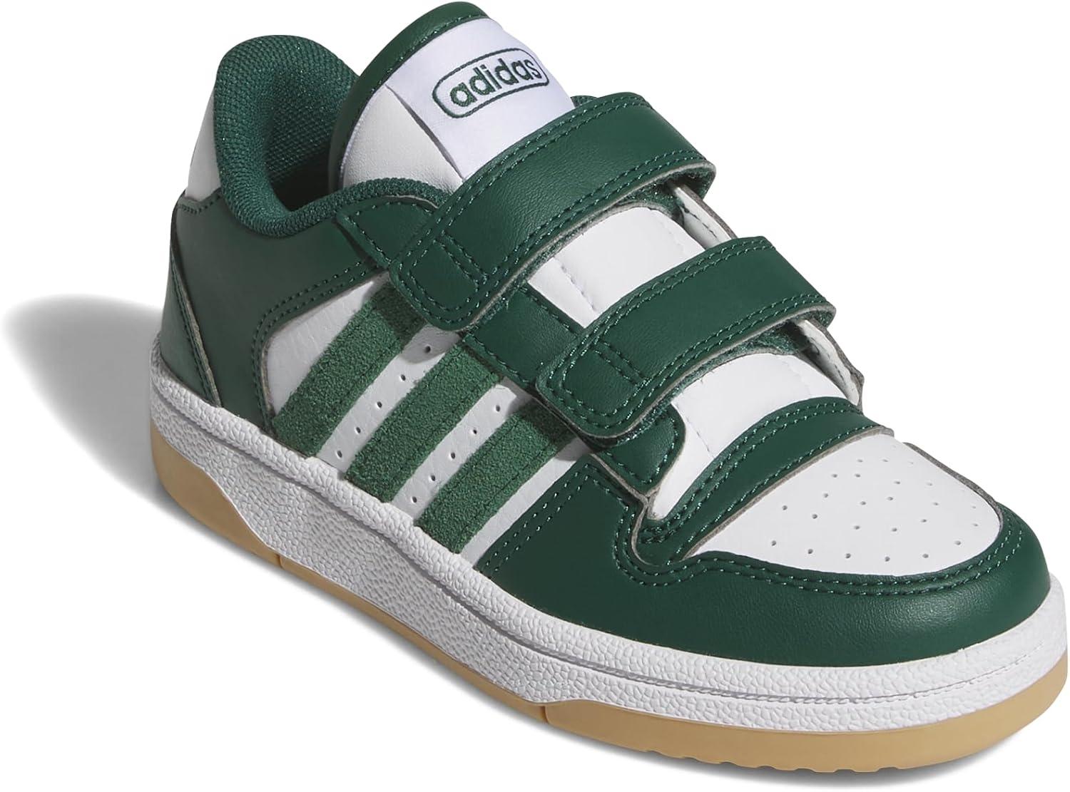 imageadidas Kids Break Start Hook ampamp Loop ShoeCollegiate GreenCollegiate GreenWhite