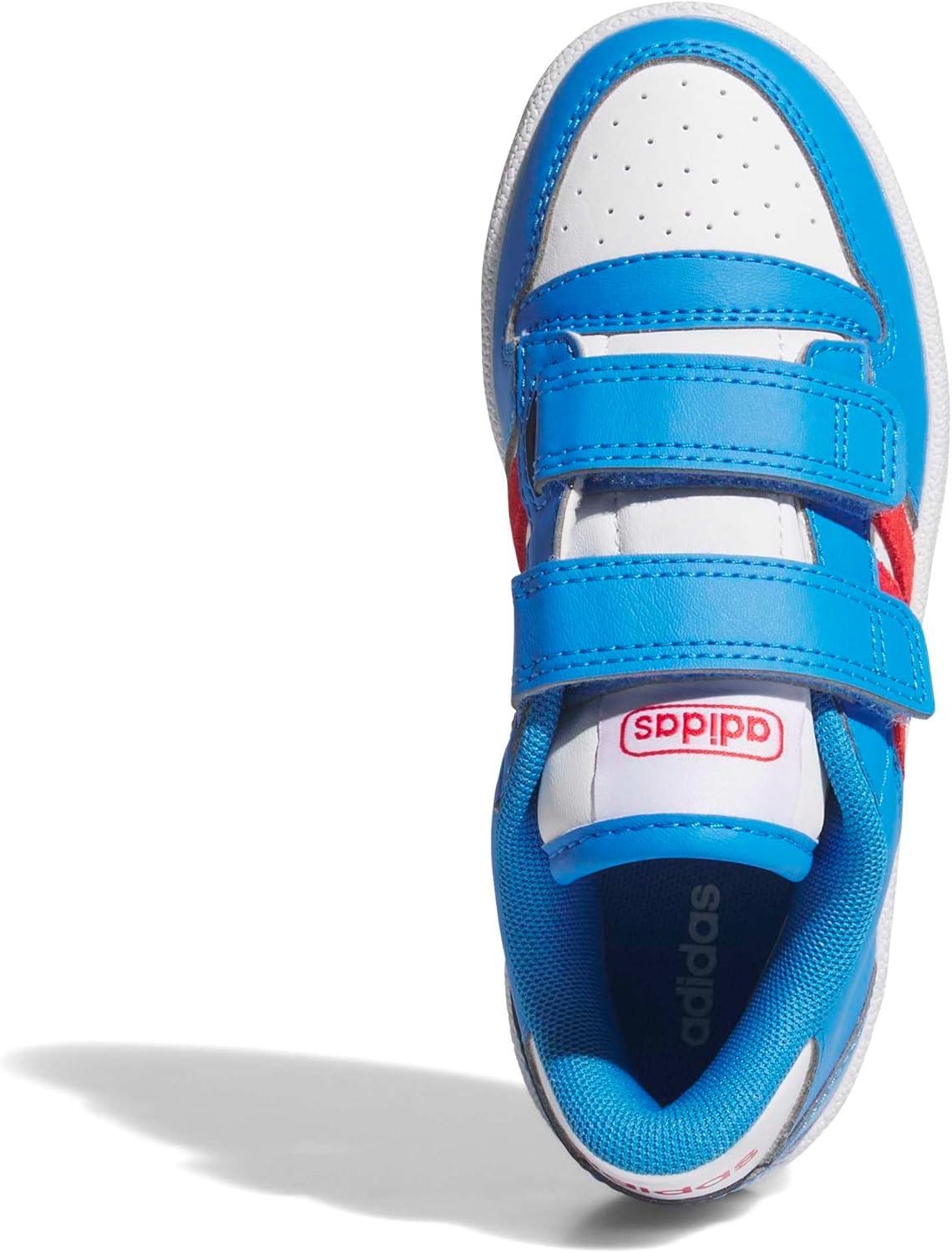 imageadidas Kids Break Start Hook ampamp Loop ShoeLucid Ray BluePure RubyWhite