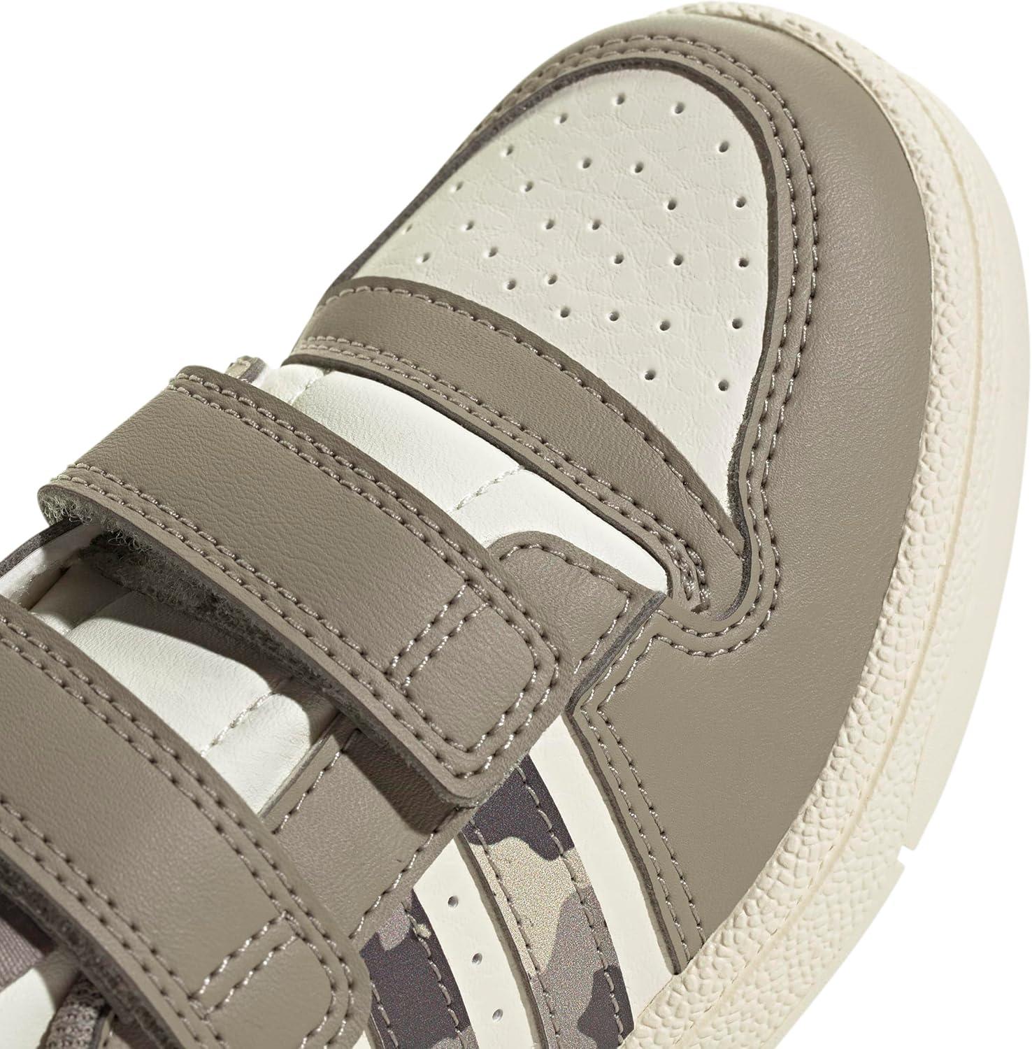 imageadidas Kids Break Start Hook ampamp Loop ShoePutty BeigeOff WhiteGranite