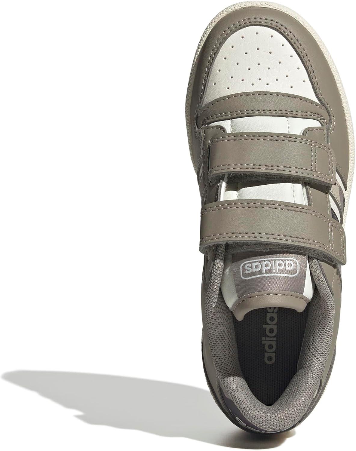 imageadidas Kids Break Start Hook ampamp Loop ShoePutty BeigeOff WhiteGranite