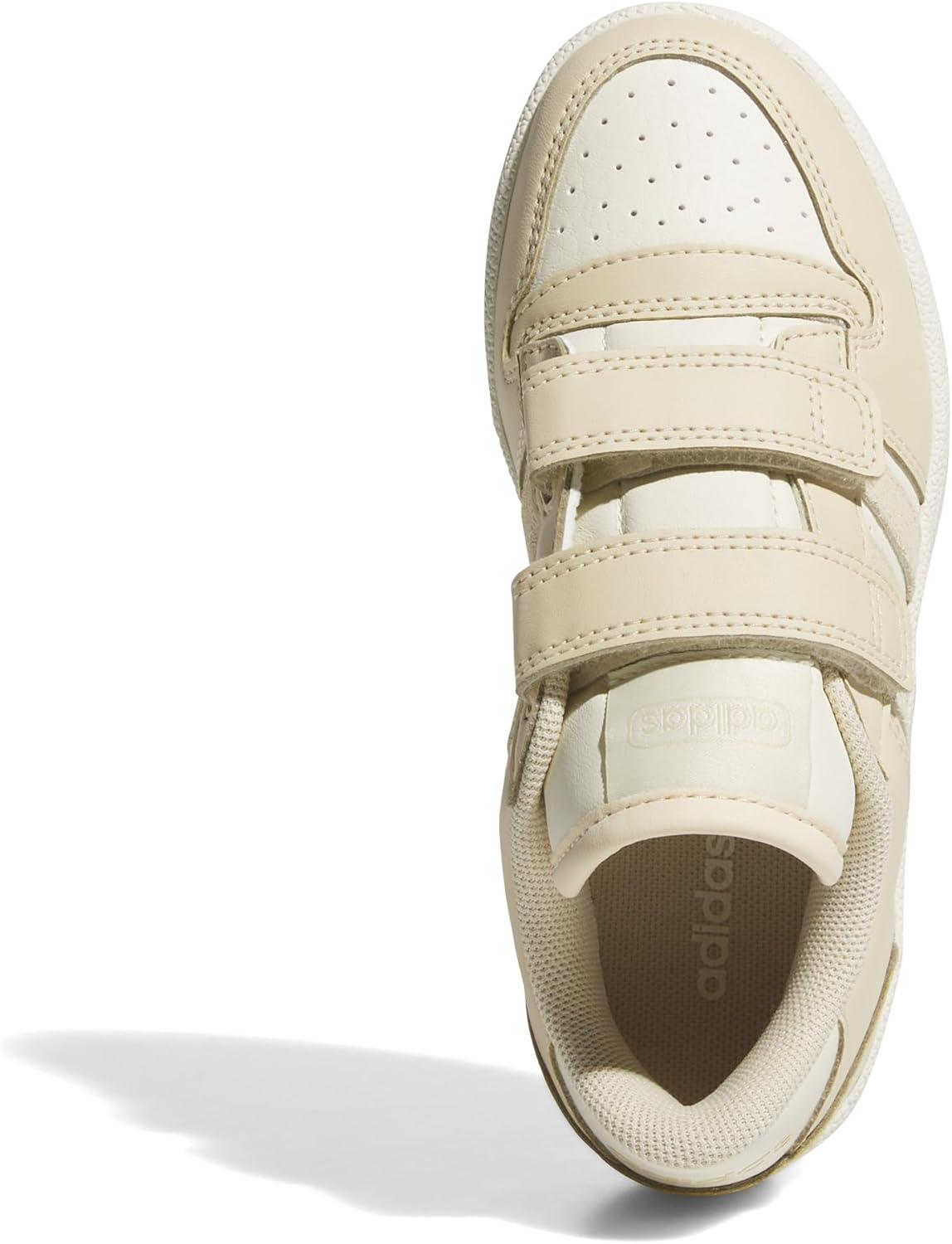 imageadidas Kids Break Start Hook ampamp Loop ShoeSand StrataCream WhiteOff White