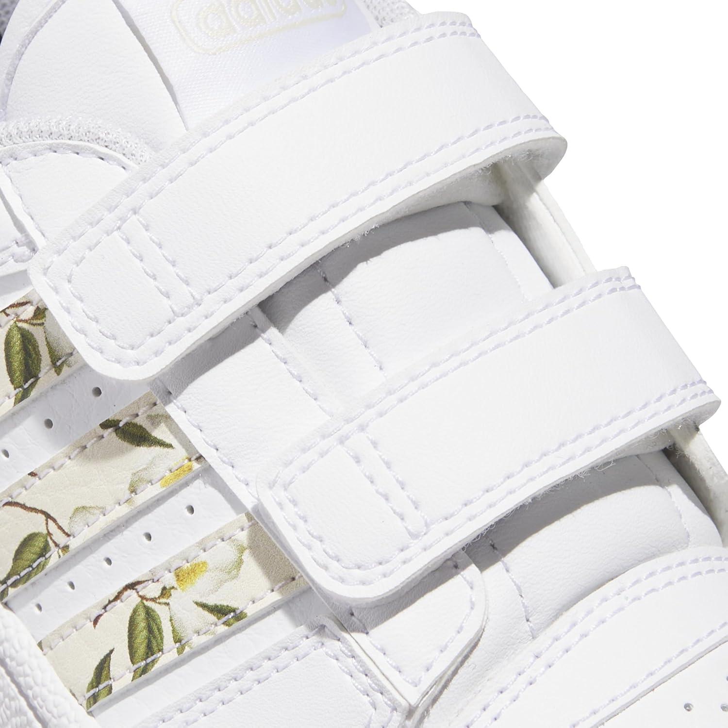 imageadidas Kids Break Start Hook ampamp Loop ShoeWhiteCream WhiteWhite