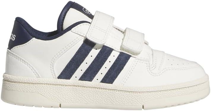 imageadidas Kids Break Start Hook ampamp Loop ShoeWhiteNight IndigoOff White