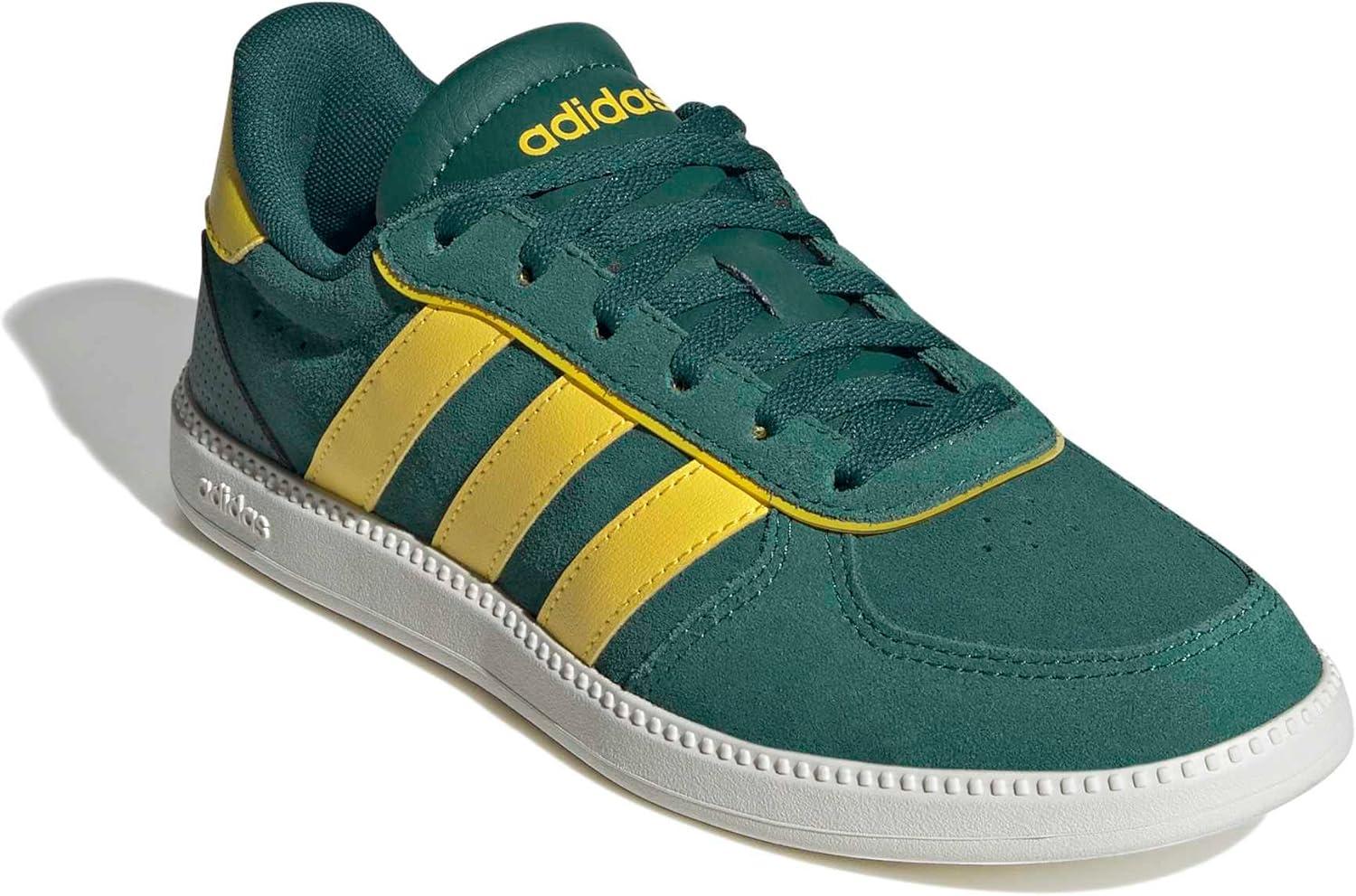 imageadidas Kids Breaknet Sleek ShoesCollegiate GreenYellowOff White