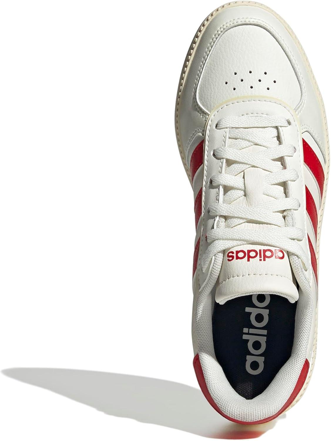 imageadidas Kids Breaknet Sleek ShoesOff WhiteBetter ScarletWarm Vanilla