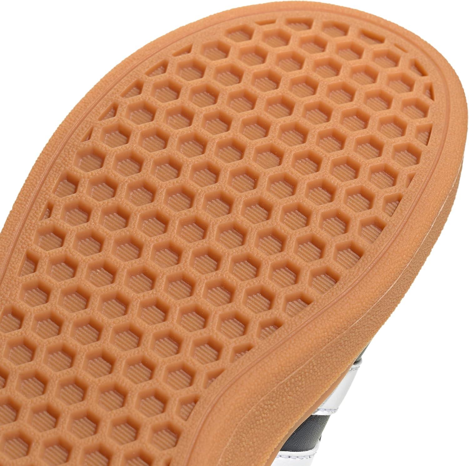 imageadidas Kids Grand Court 20 Elastic Lace ampamp Strap ShoesShadow NavyWhiteGum