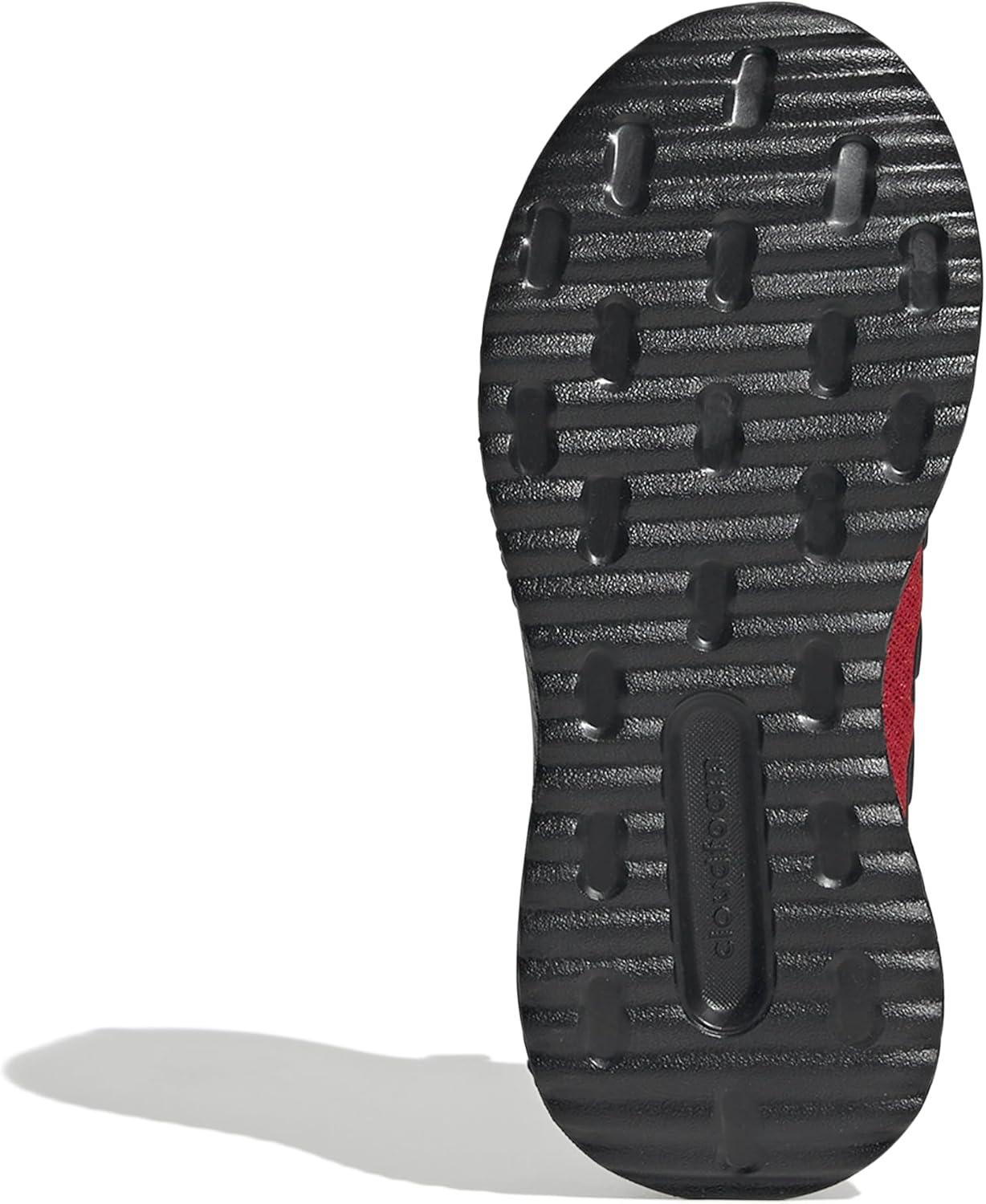 imageadidas Kids XPLR Path Elastic Lace ampamp Strap ShoesBetter ScarletBlackWhite