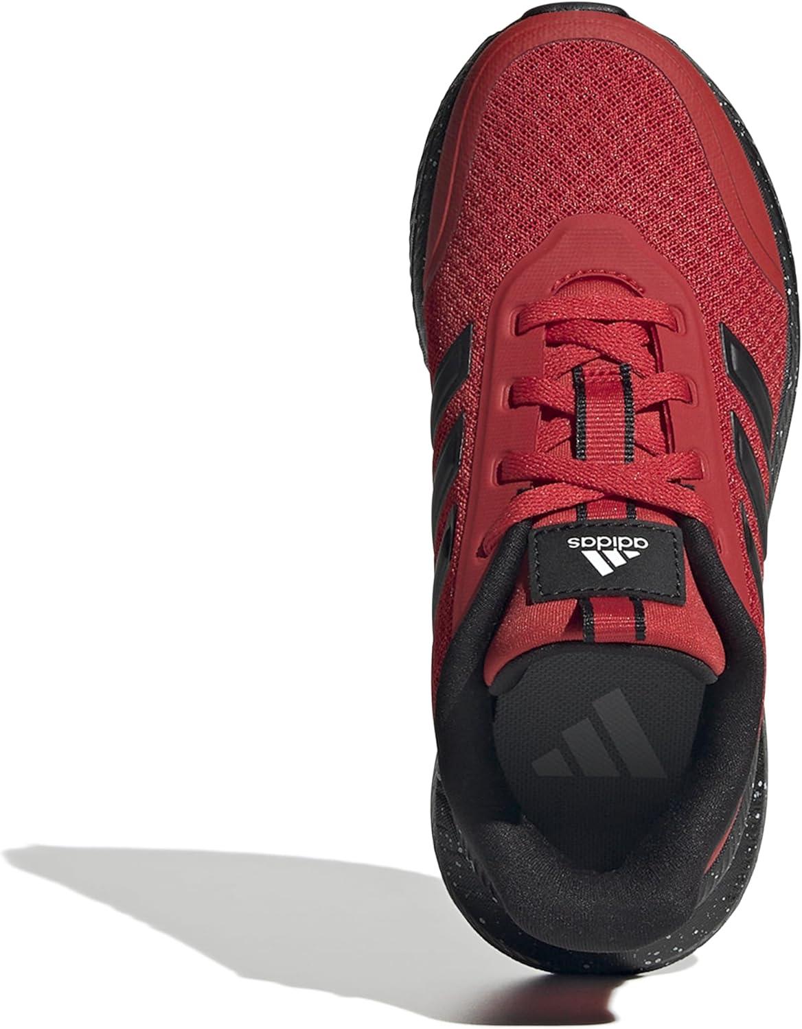 imageadidas Kids XPLR Path Elastic Lace ampamp Strap ShoesBetter ScarletBlackWhite