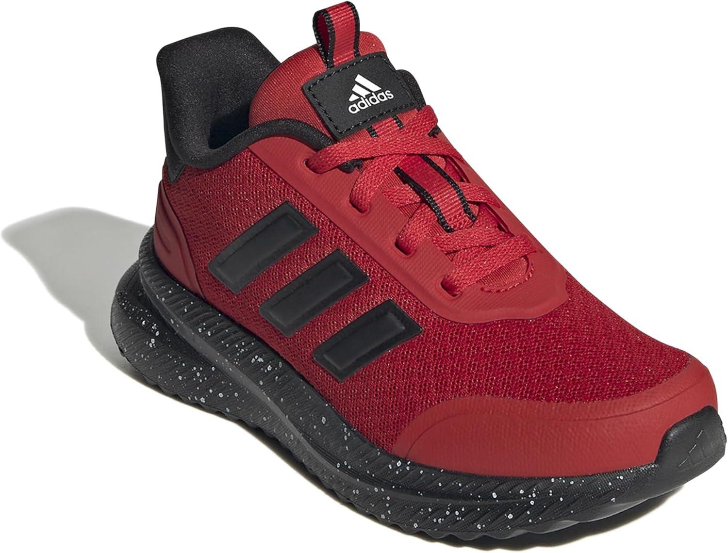 imageadidas Kids XPLR Path Elastic Lace ampamp Strap ShoesBetter ScarletBlackWhite