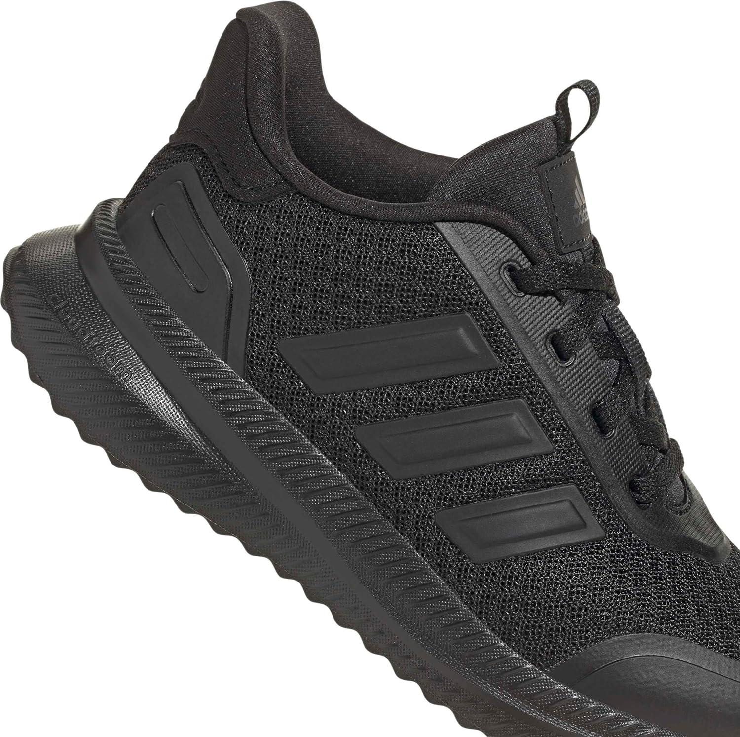 imageadidas Kids XPLR Path Elastic Lace ampamp Strap ShoesBlackBlackCarbon