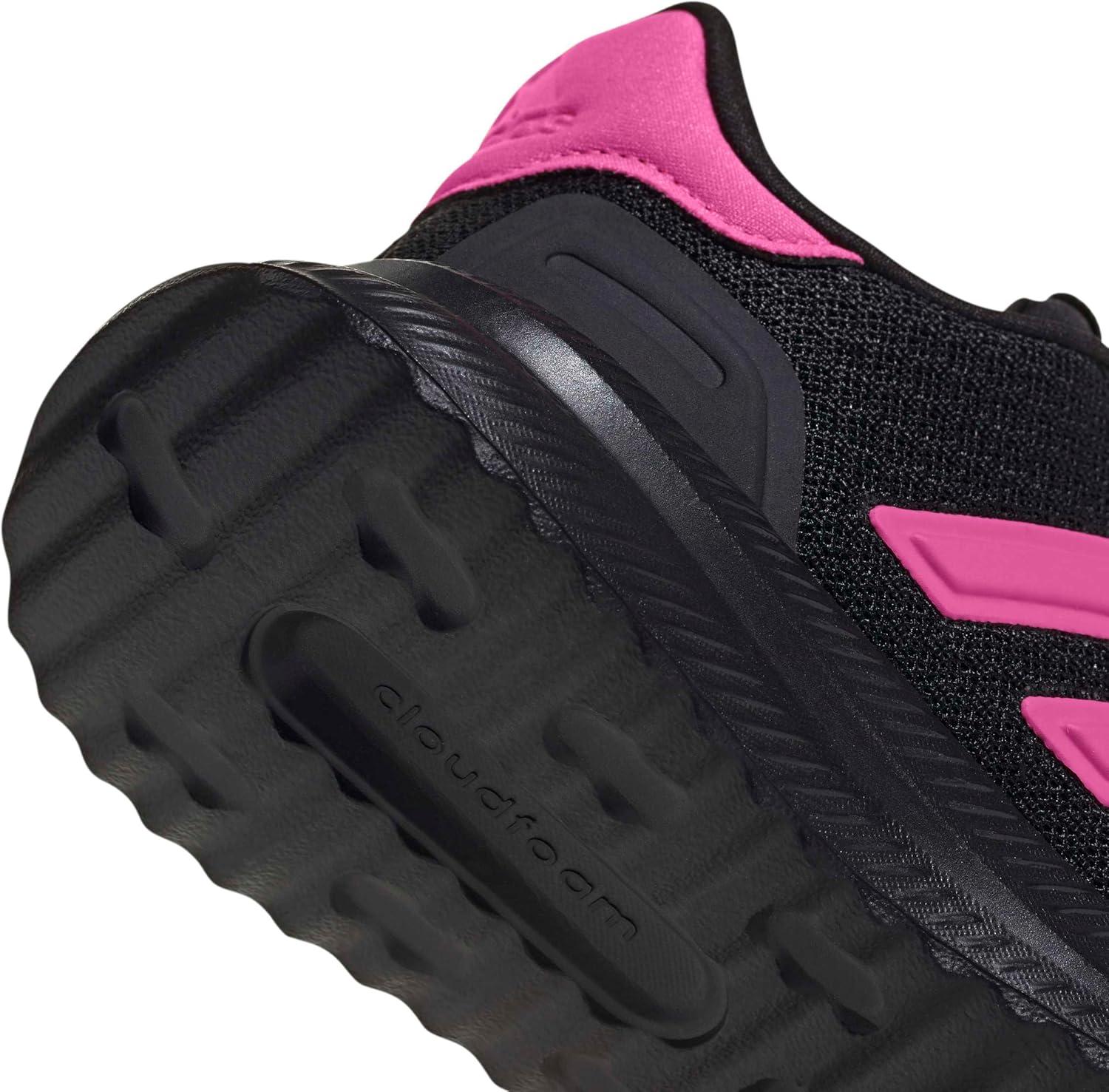 imageadidas Kids XPLR Path Elastic Lace ampamp Strap ShoesBlackLucid PinkBlack