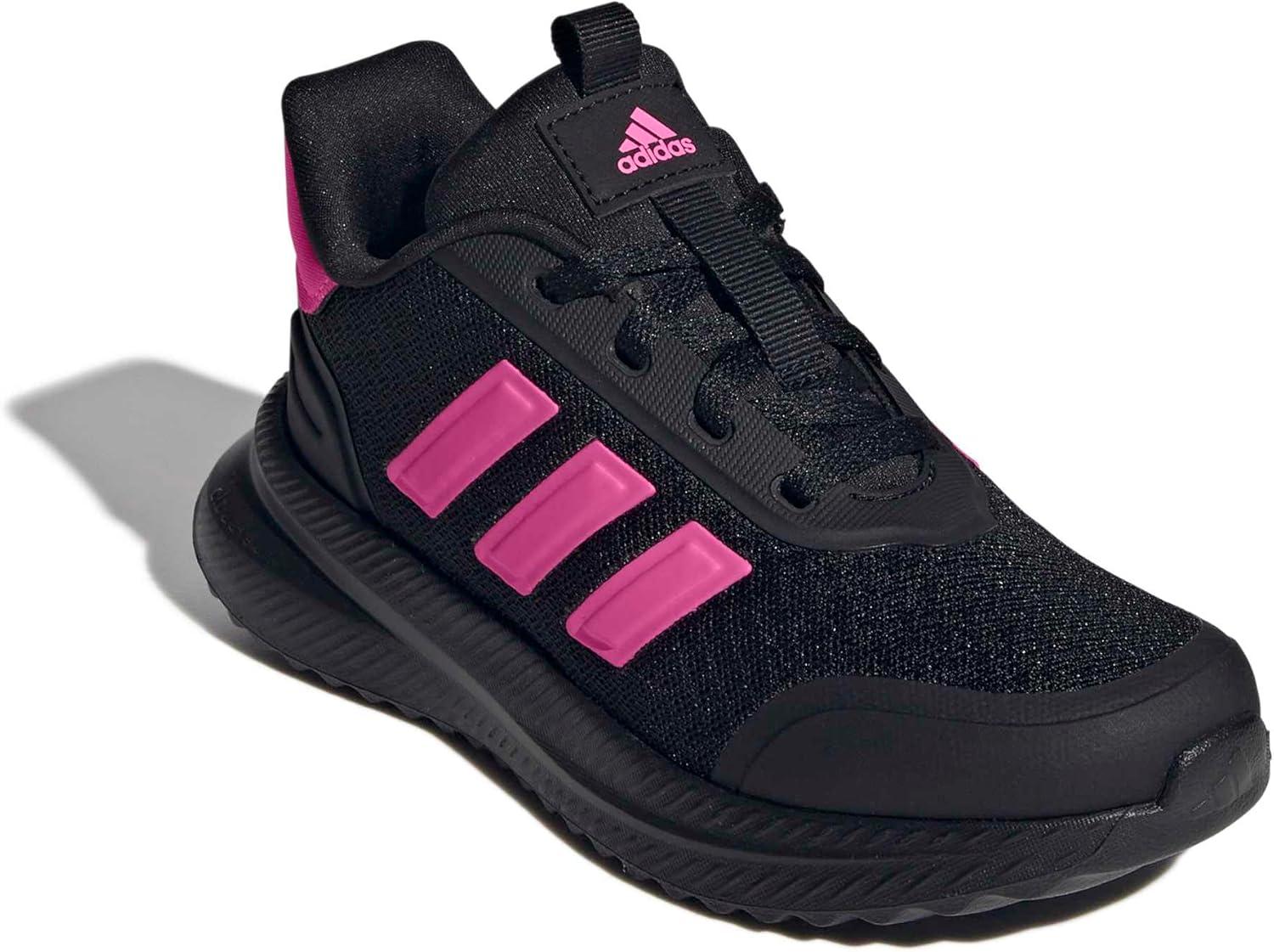 imageadidas Kids XPLR Path Elastic Lace ampamp Strap ShoesBlackLucid PinkBlack