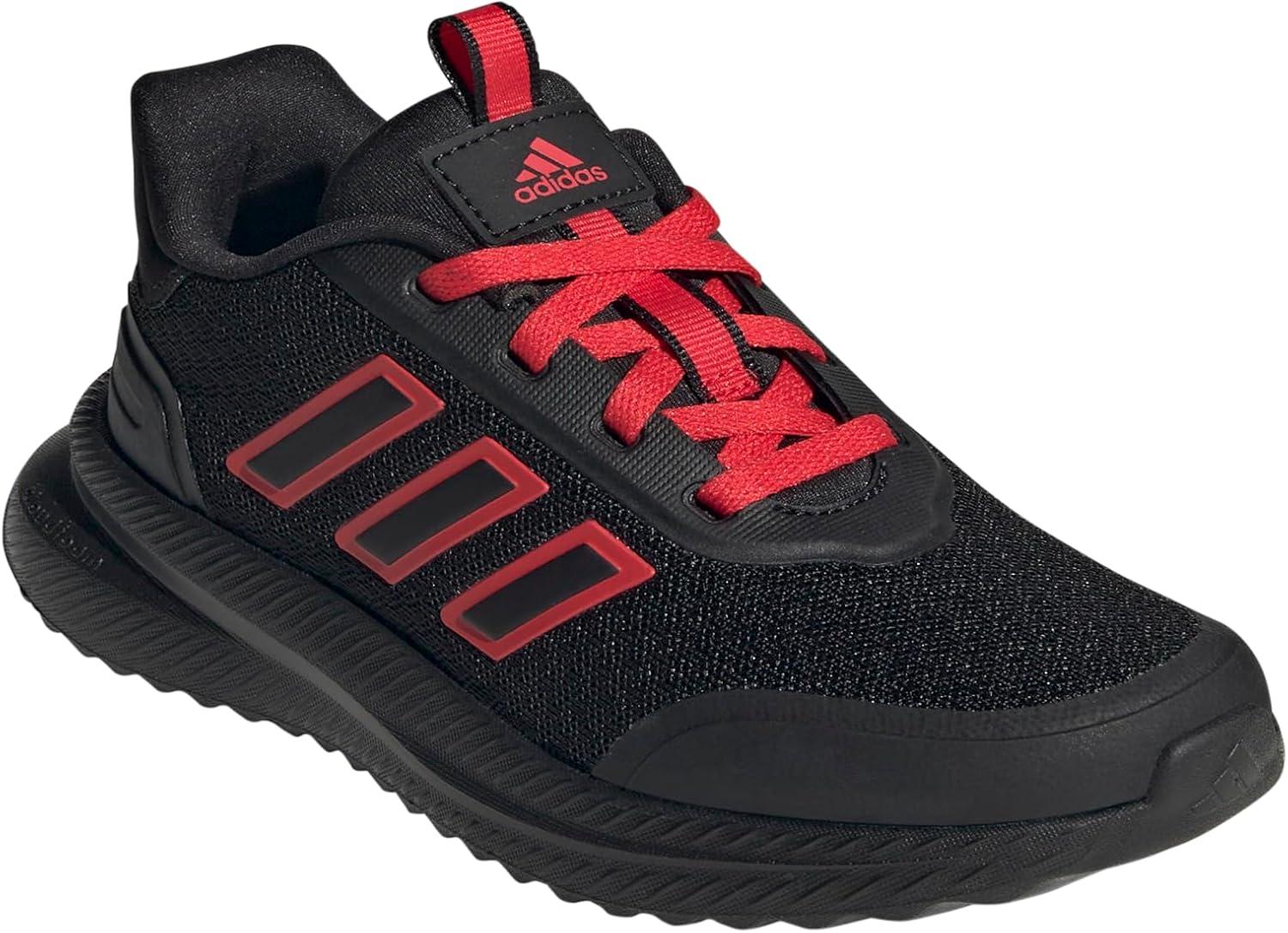 imageadidas Kids XPLR Path Elastic Lace ampamp Strap ShoesBlackPure RubyBlack