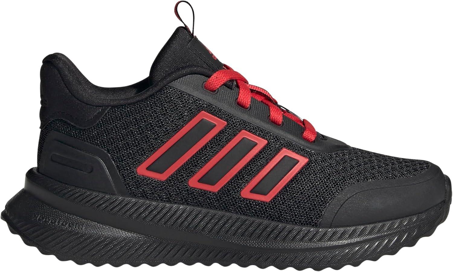 imageadidas Kids XPLR Path Elastic Lace ampamp Strap ShoesBlackPure RubyBlack