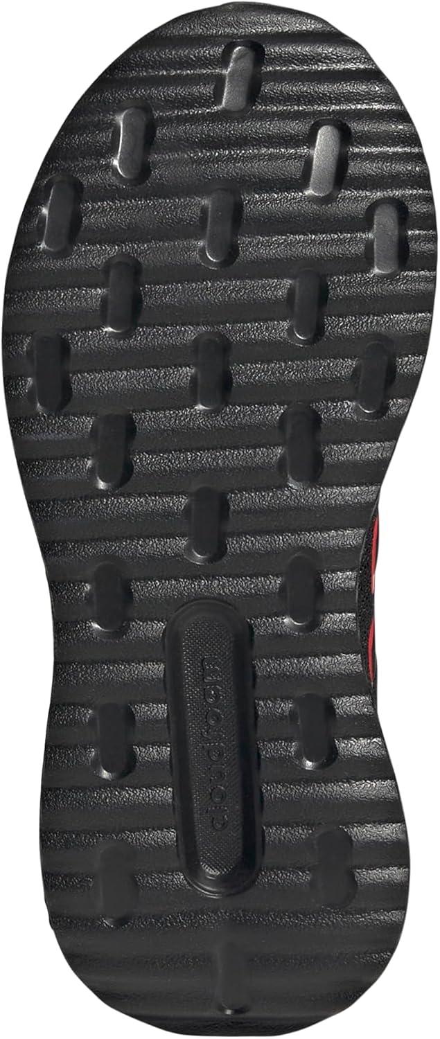 imageadidas Kids XPLR Path Elastic Lace ampamp Strap ShoesBlackPure RubyBlack