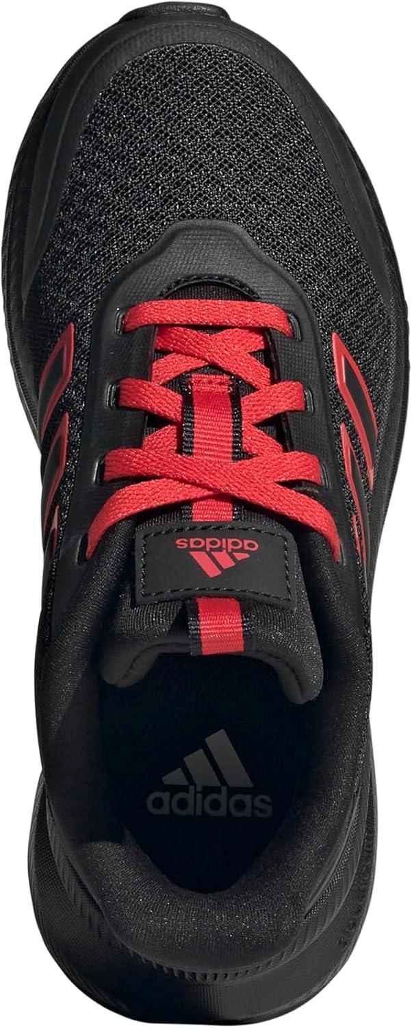 imageadidas Kids XPLR Path Elastic Lace ampamp Strap ShoesBlackPure RubyBlack