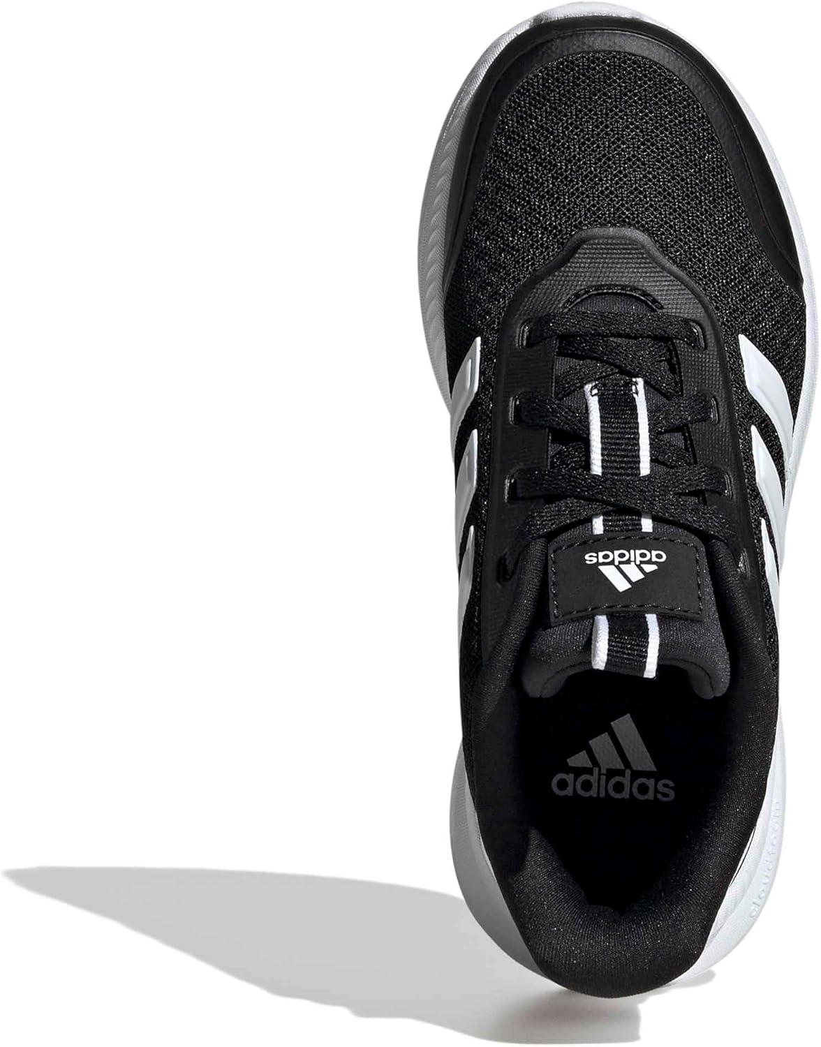 imageadidas Kids XPLR Path Elastic Lace ampamp Strap ShoesBlackWhiteBlack