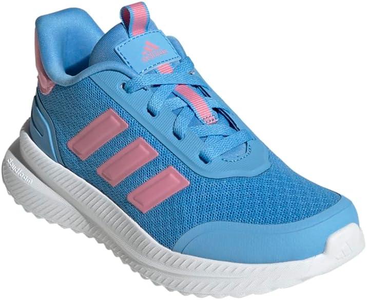 imageadidas Kids XPLR Path Elastic Lace ampamp Strap ShoesBlue BurstBliss PinkWhite