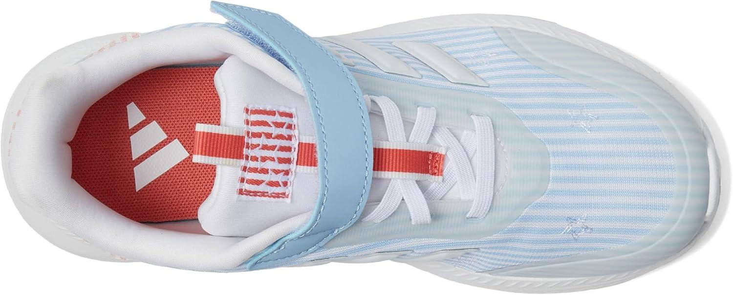 imageadidas Kids XPLR Path Elastic Lace ampamp Strap ShoesBlueWhitePreloved Scarlet