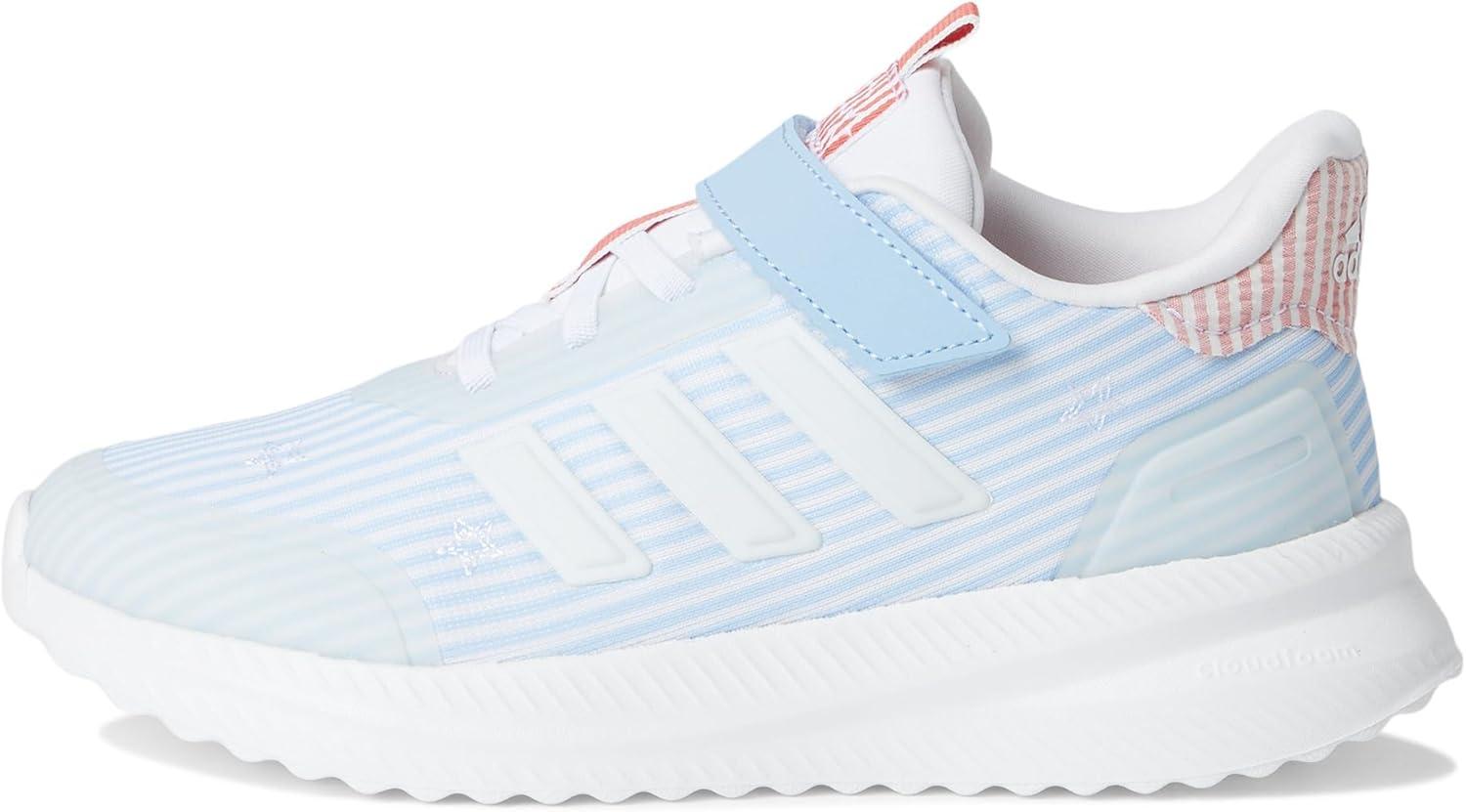 imageadidas Kids XPLR Path Elastic Lace ampamp Strap ShoesBlueWhitePreloved Scarlet