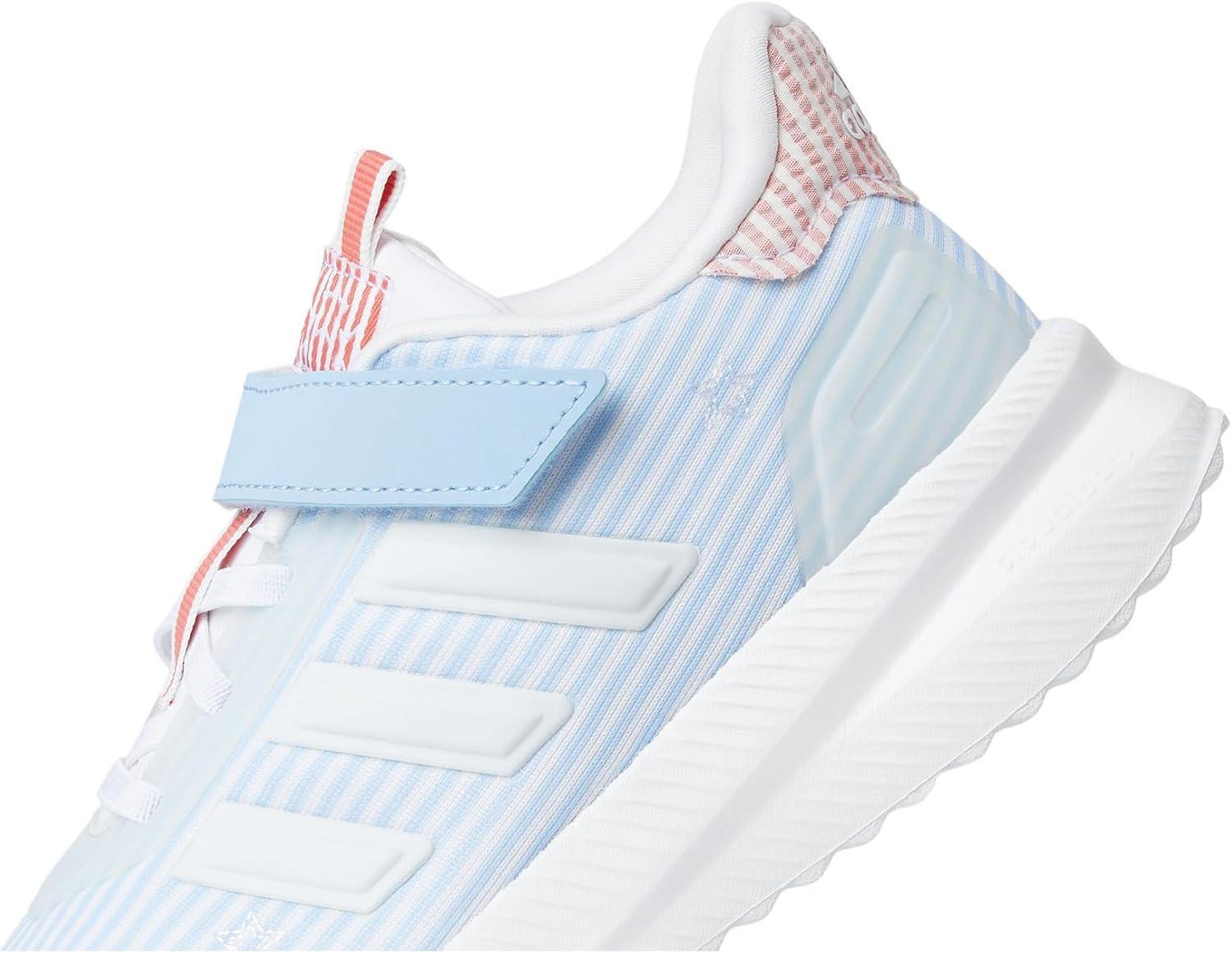 imageadidas Kids XPLR Path Elastic Lace ampamp Strap ShoesBlueWhitePreloved Scarlet