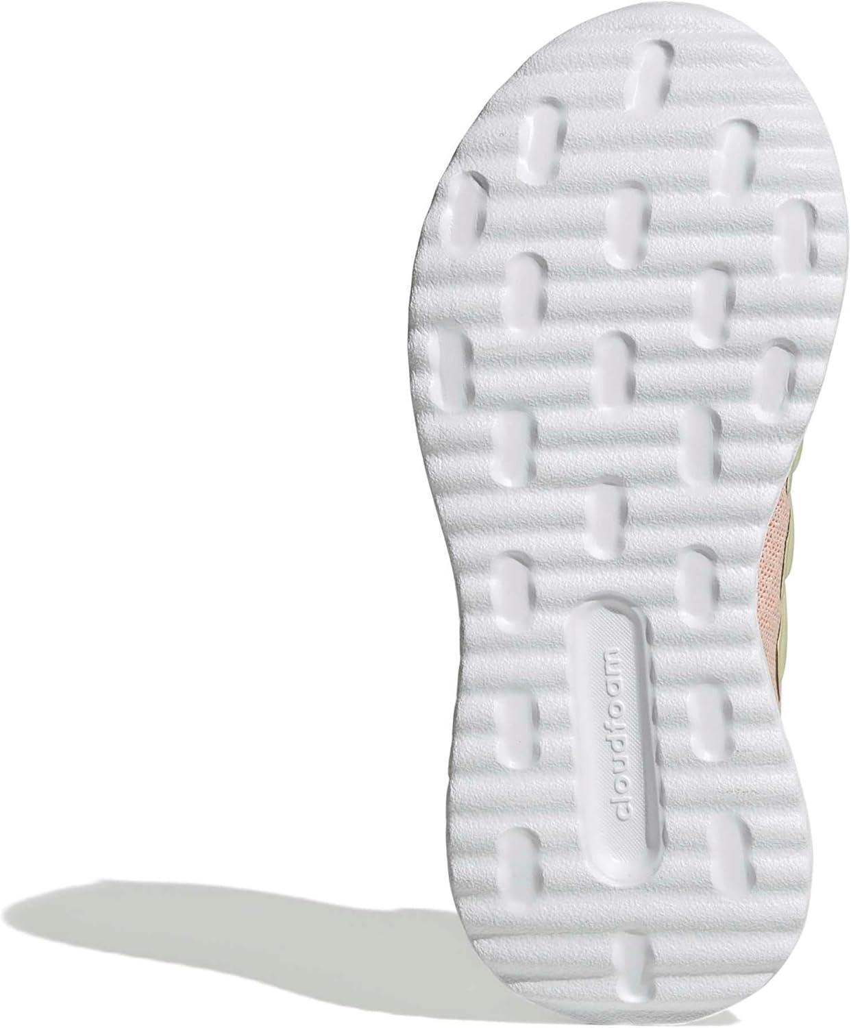 imageadidas Kids XPLR Path Elastic Lace ampamp Strap ShoesBlush PinkIce Gold MetallicWonder White