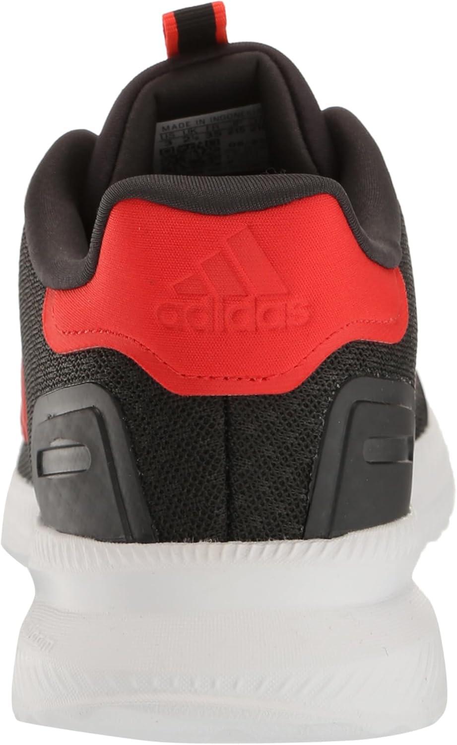 imageadidas Kids XPLR Path Elastic Lace ampamp Strap ShoesCarbonBright RedWhite