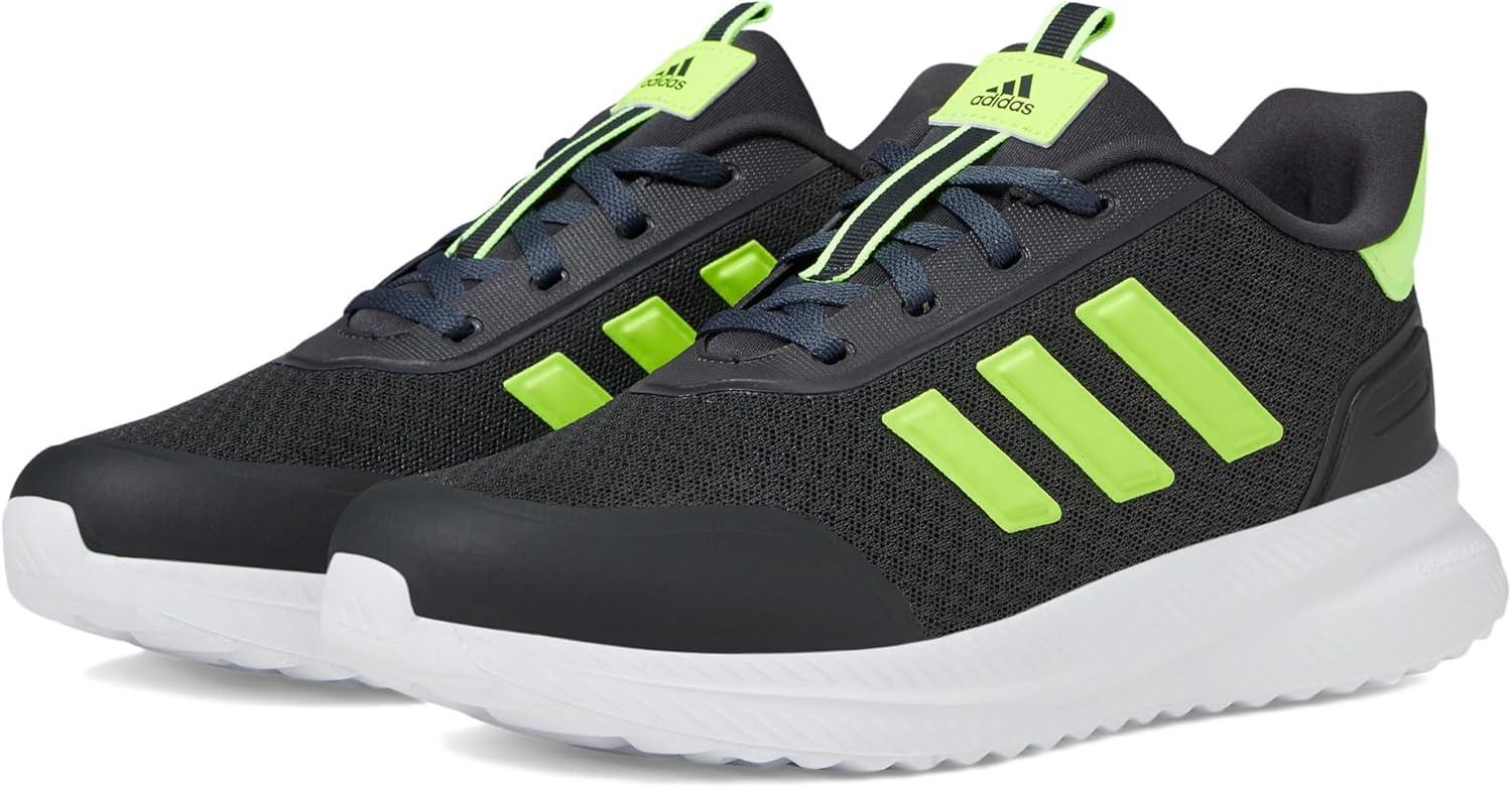 imageadidas Kids XPLR Path Elastic Lace ampamp Strap ShoesCarbonLucid LemonWhite