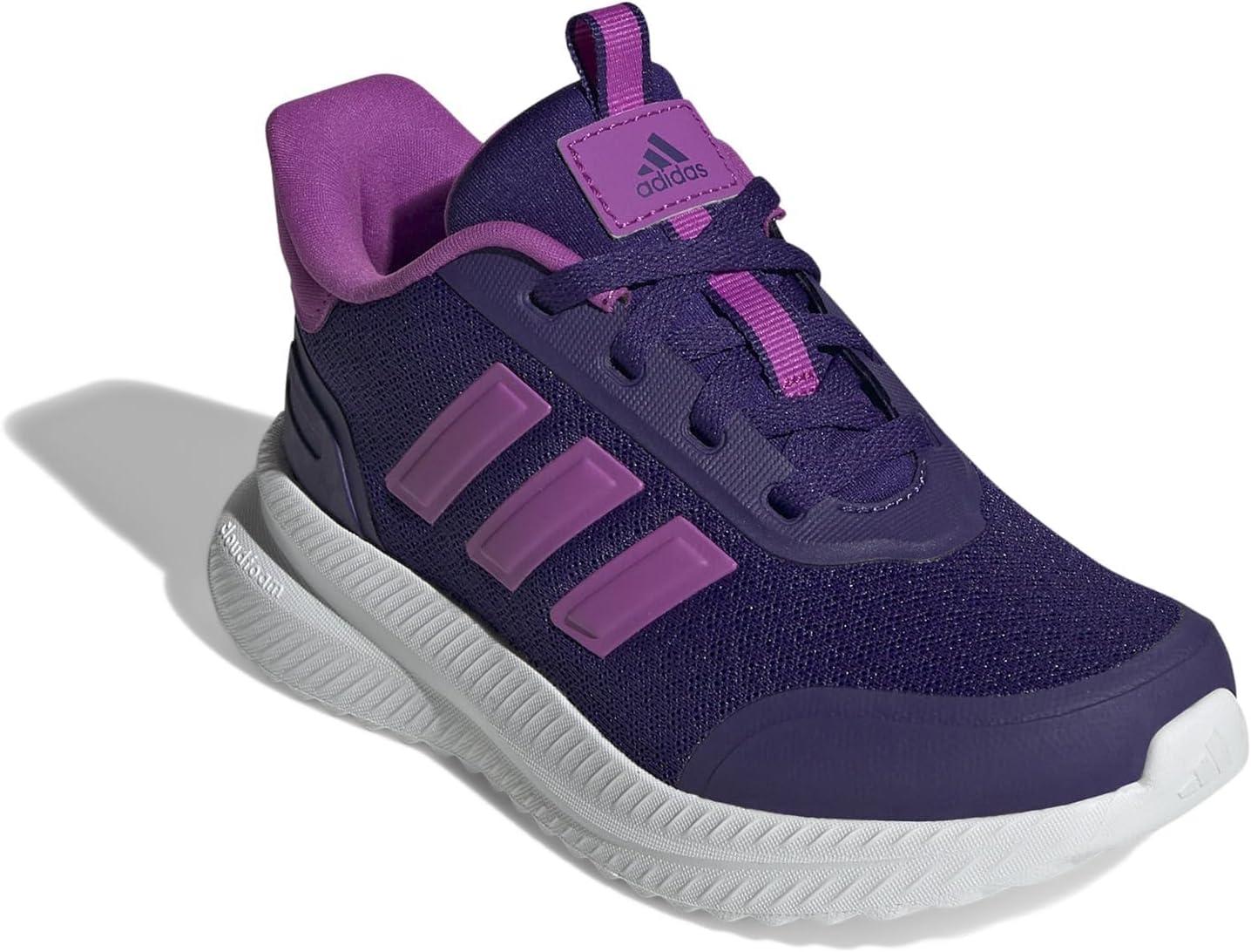 imageadidas Kids XPLR Path Elastic Lace ampamp Strap ShoesCollegiate PurplePurple BurstWhite