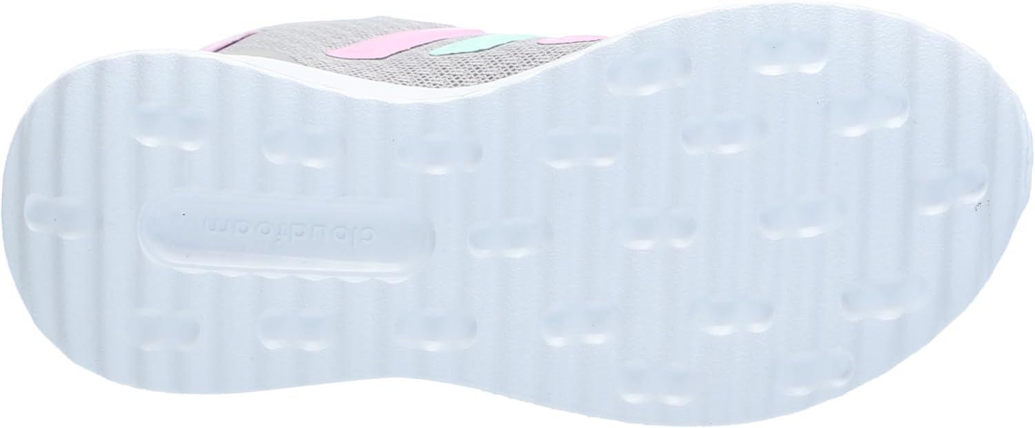 imageadidas Kids XPLR Path Elastic Lace ampamp Strap ShoesGreyBliss LilacSemi Flash Aqua