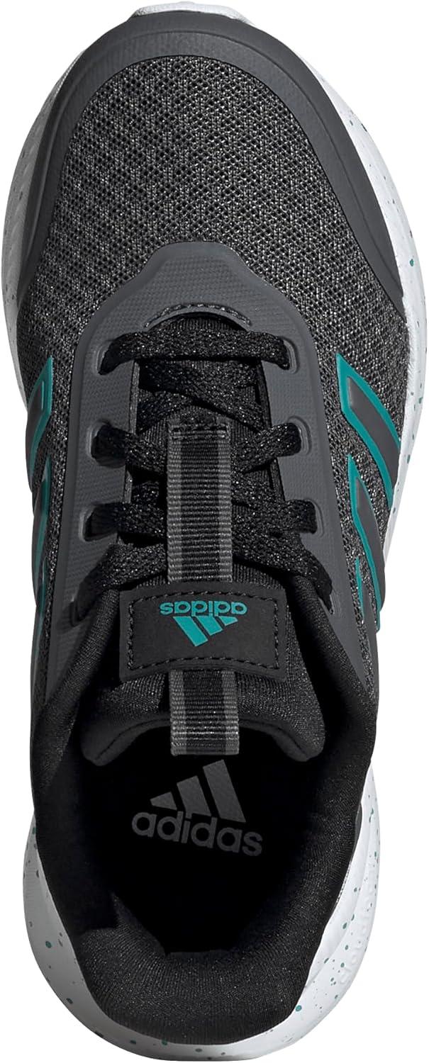 imageadidas Kids XPLR Path Elastic Lace ampamp Strap ShoesGreyPure TealBlack