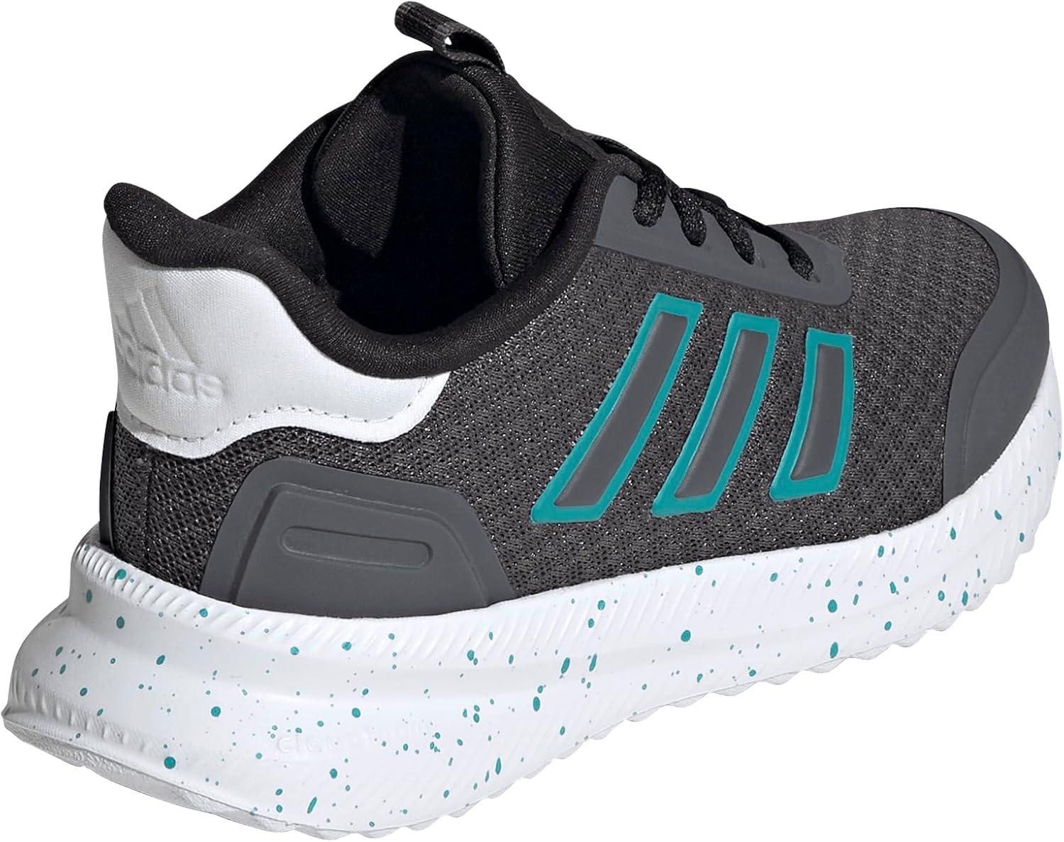 imageadidas Kids XPLR Path Elastic Lace ampamp Strap ShoesGreyPure TealBlack