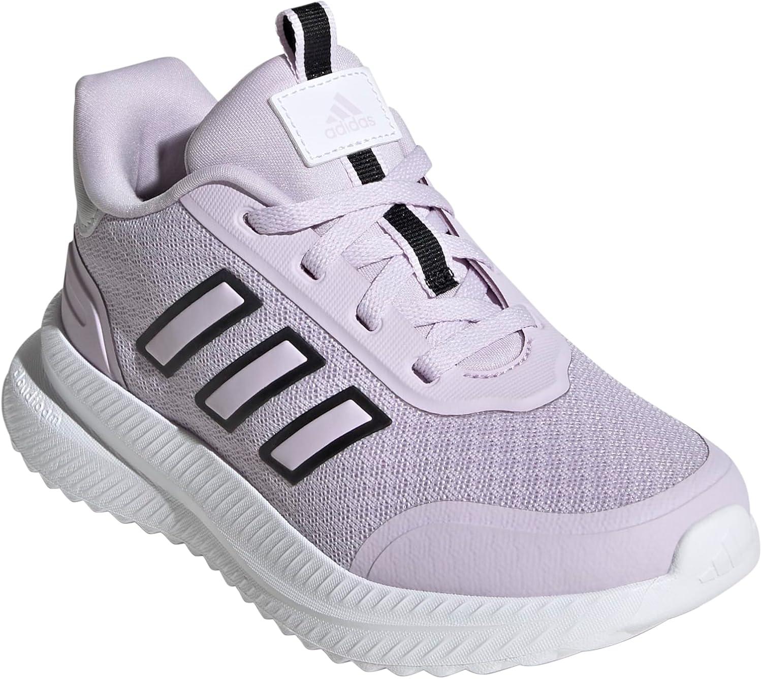 imageadidas Kids XPLR Path Elastic Lace ampamp Strap ShoesIce LavenderBlackDash Grey