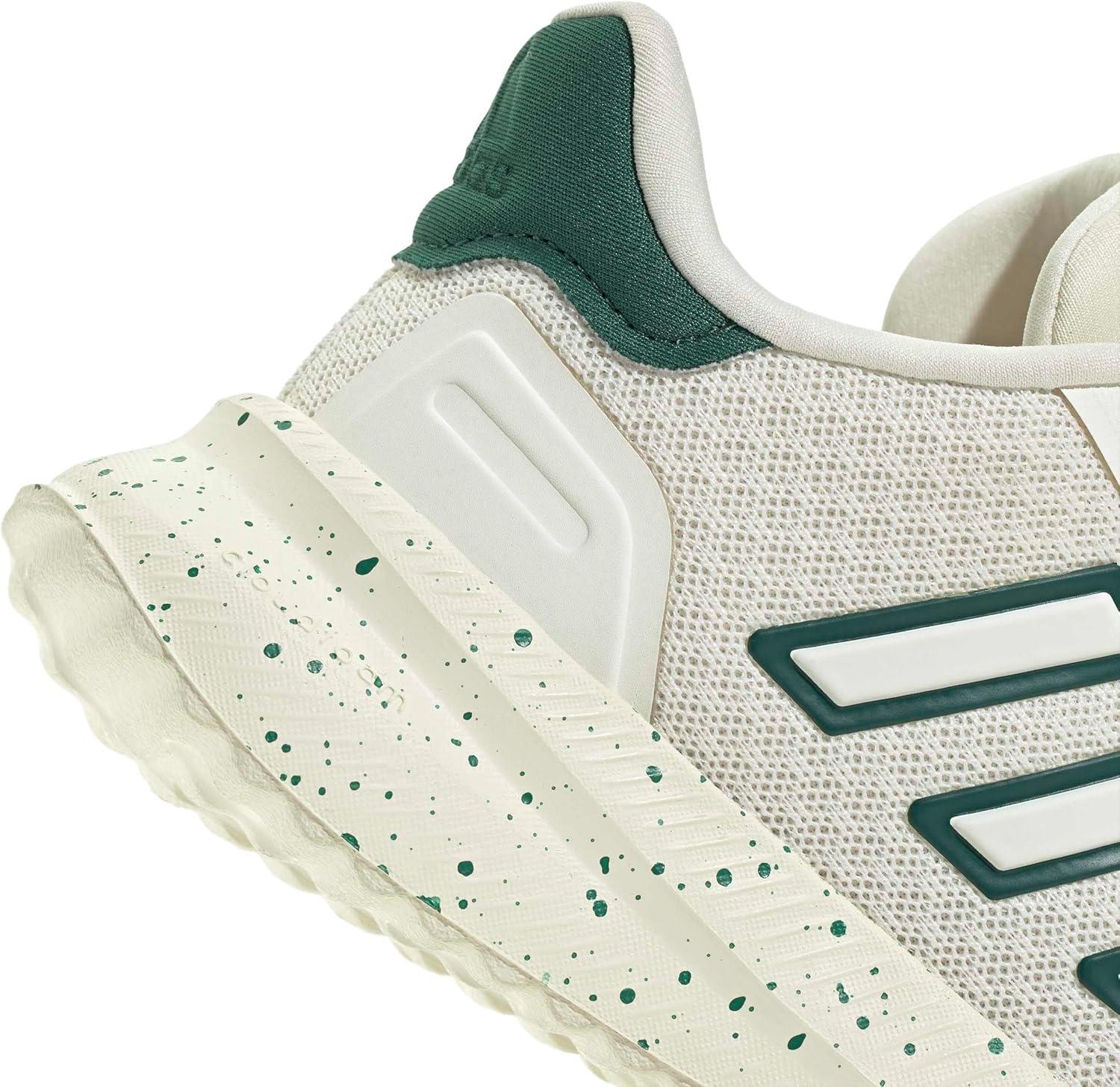 imageadidas Kids XPLR Path Elastic Lace ampamp Strap ShoesOff WhiteCollegiate GreenCollegiate Green
