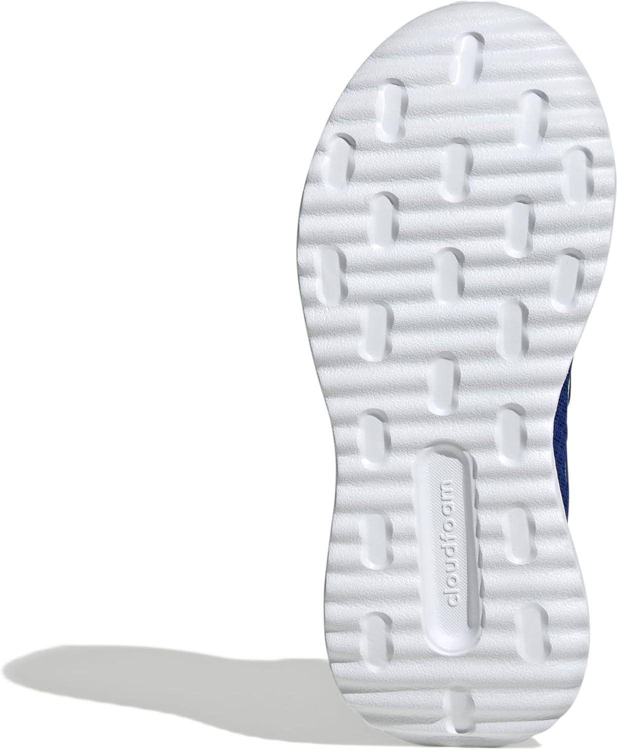 imageadidas Kids XPLR Path Elastic Lace ampamp Strap ShoesTeam Royal BlueSolar SlimeWhite