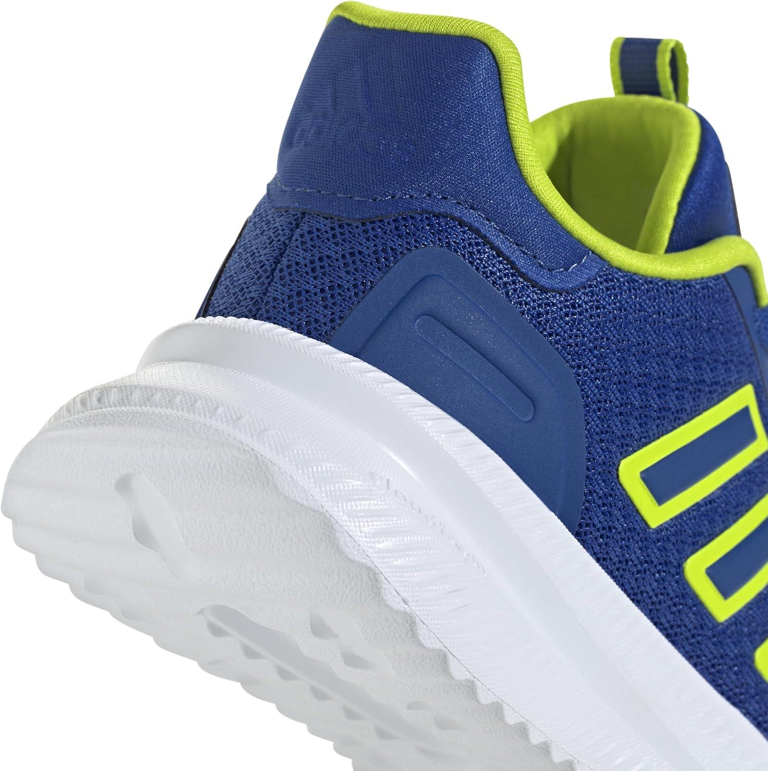 imageadidas Kids XPLR Path Elastic Lace ampamp Strap ShoesTeam Royal BlueSolar SlimeWhite